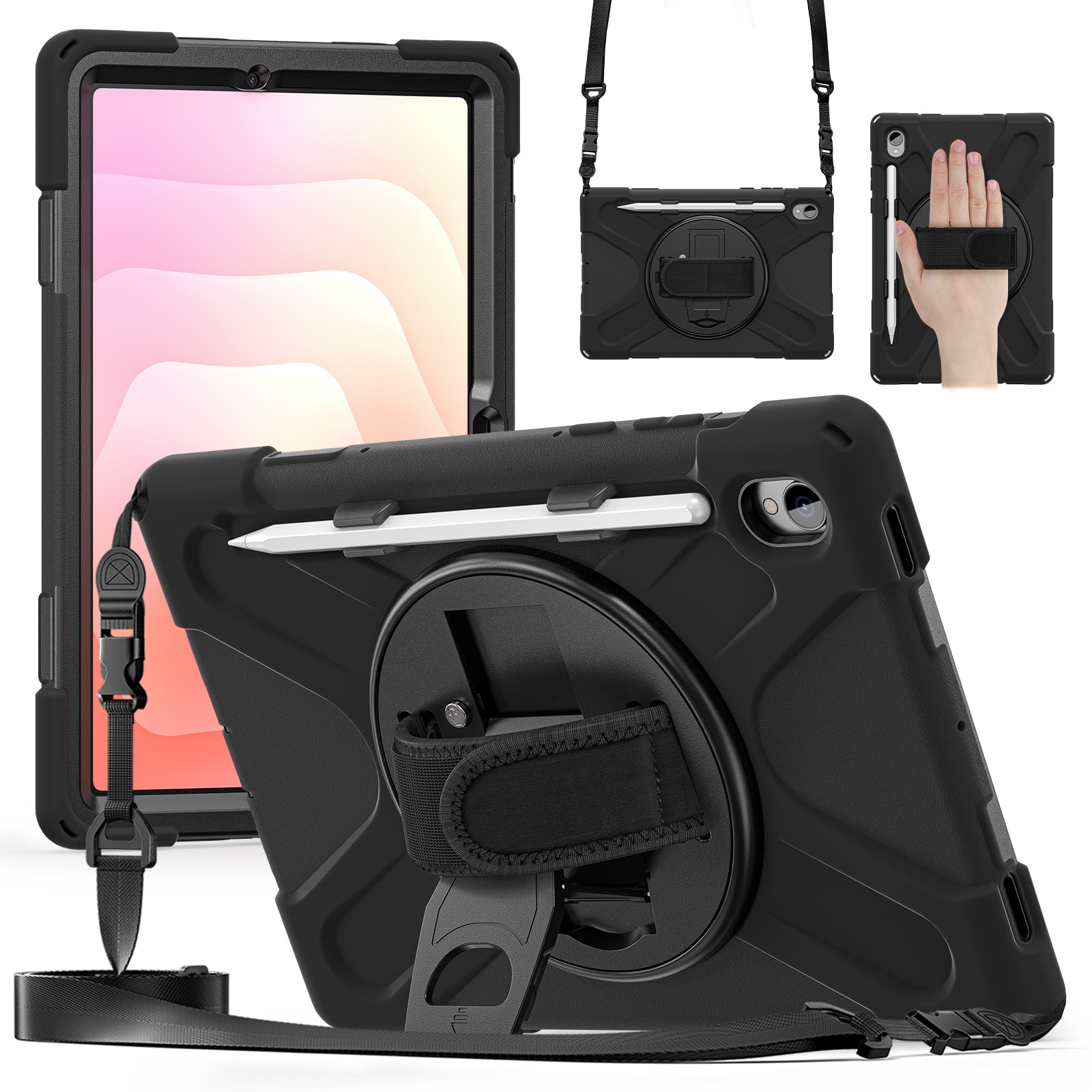 Iskunkestävä Hybridikuori Samsung Galaxy Tab S11 musta