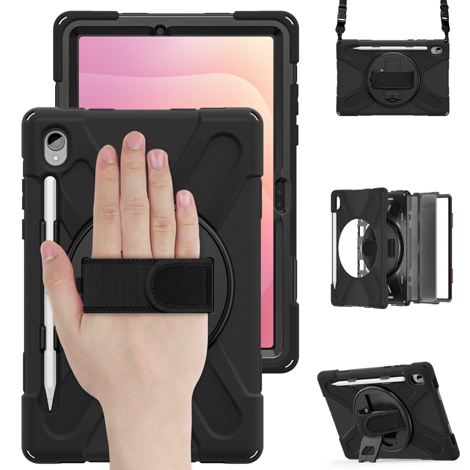 Iskunkestävä Hybridikuori Samsung Galaxy Tab S11 musta