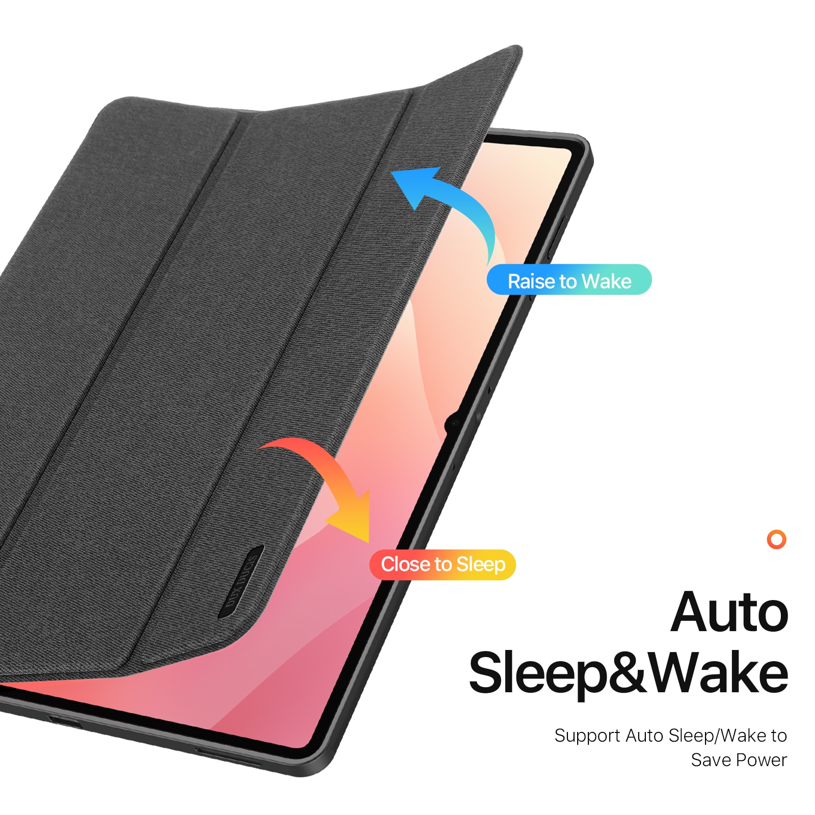 Domo Tri-fold Case Samsung Galaxy Tab S11 Ultra - Black