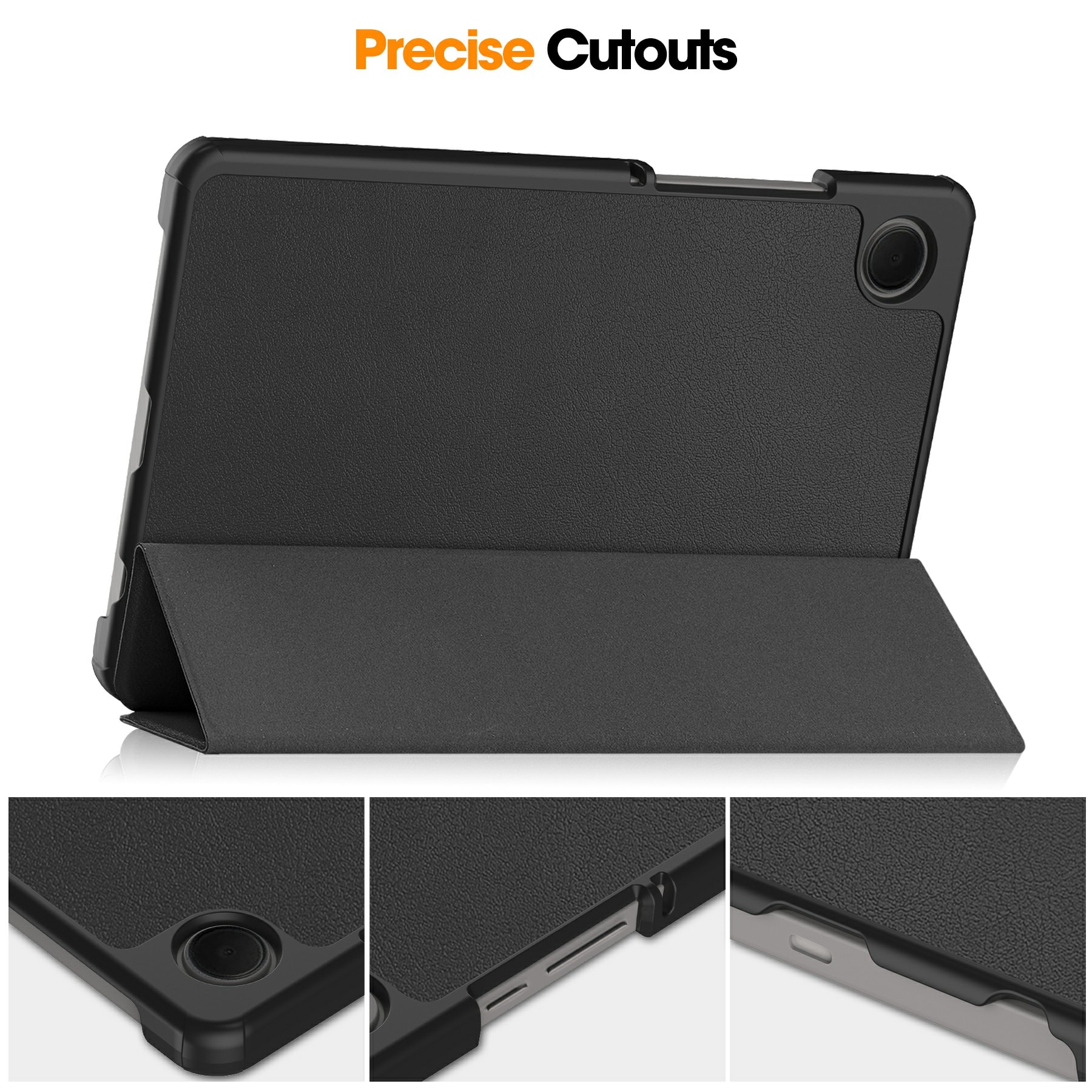 Kotelo Tri-fold Samsung Galaxy Tab A11 Musta