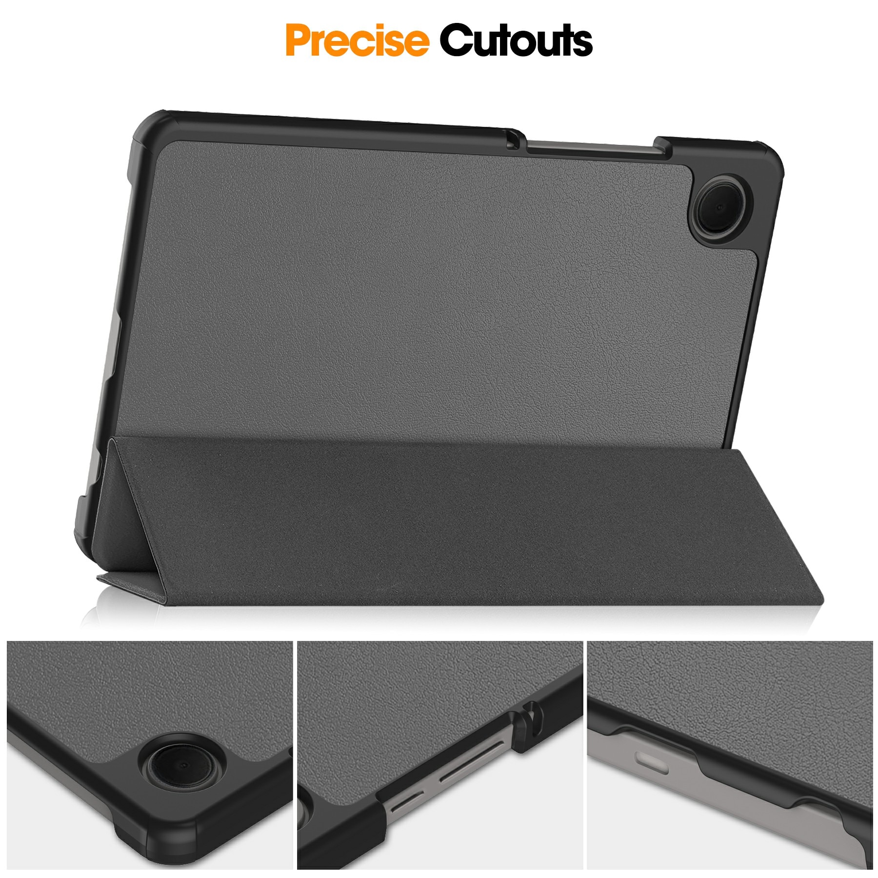 Kotelo Tri-fold Samsung Galaxy Tab A11 Harmaa