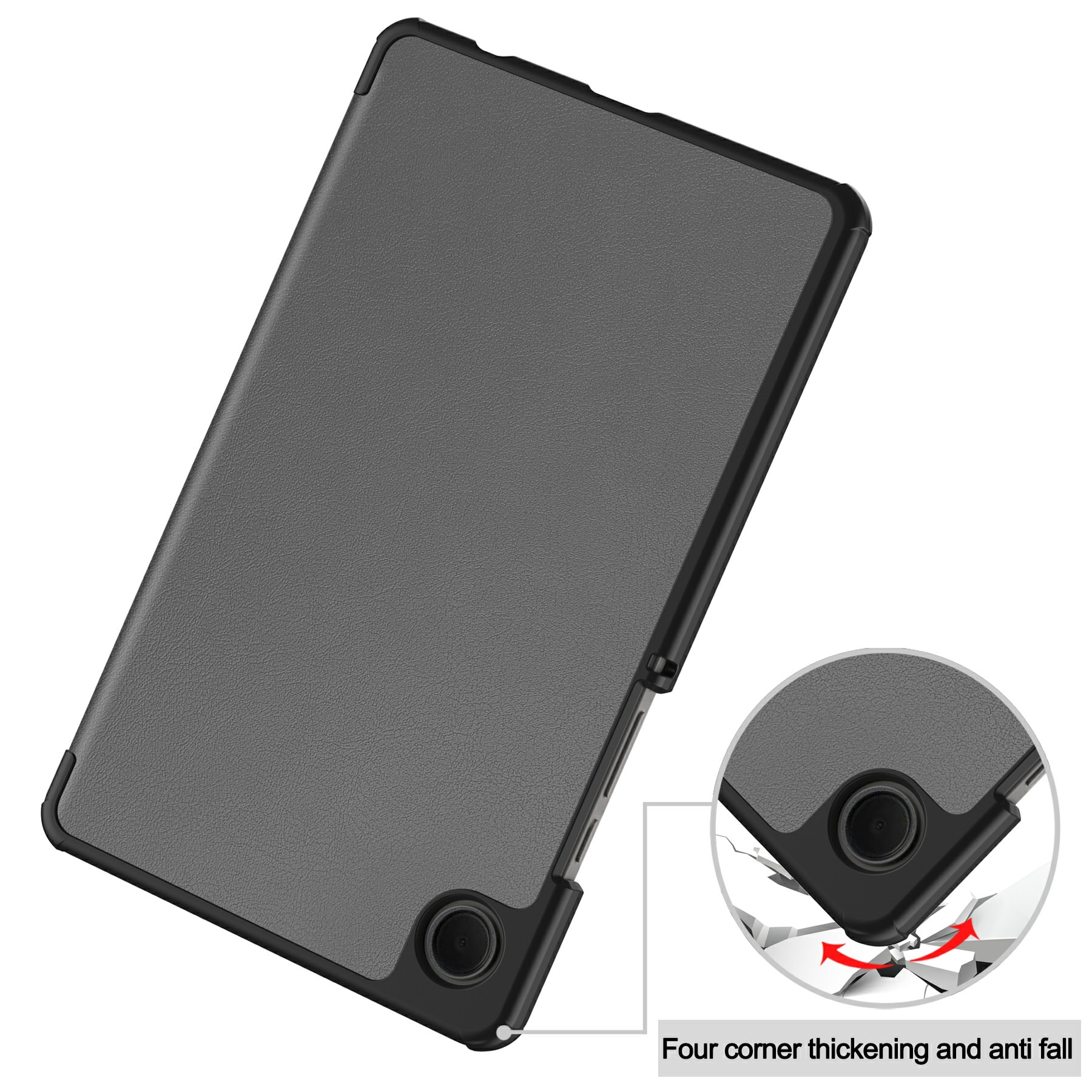 Kotelo Tri-fold Samsung Galaxy Tab A11 Harmaa
