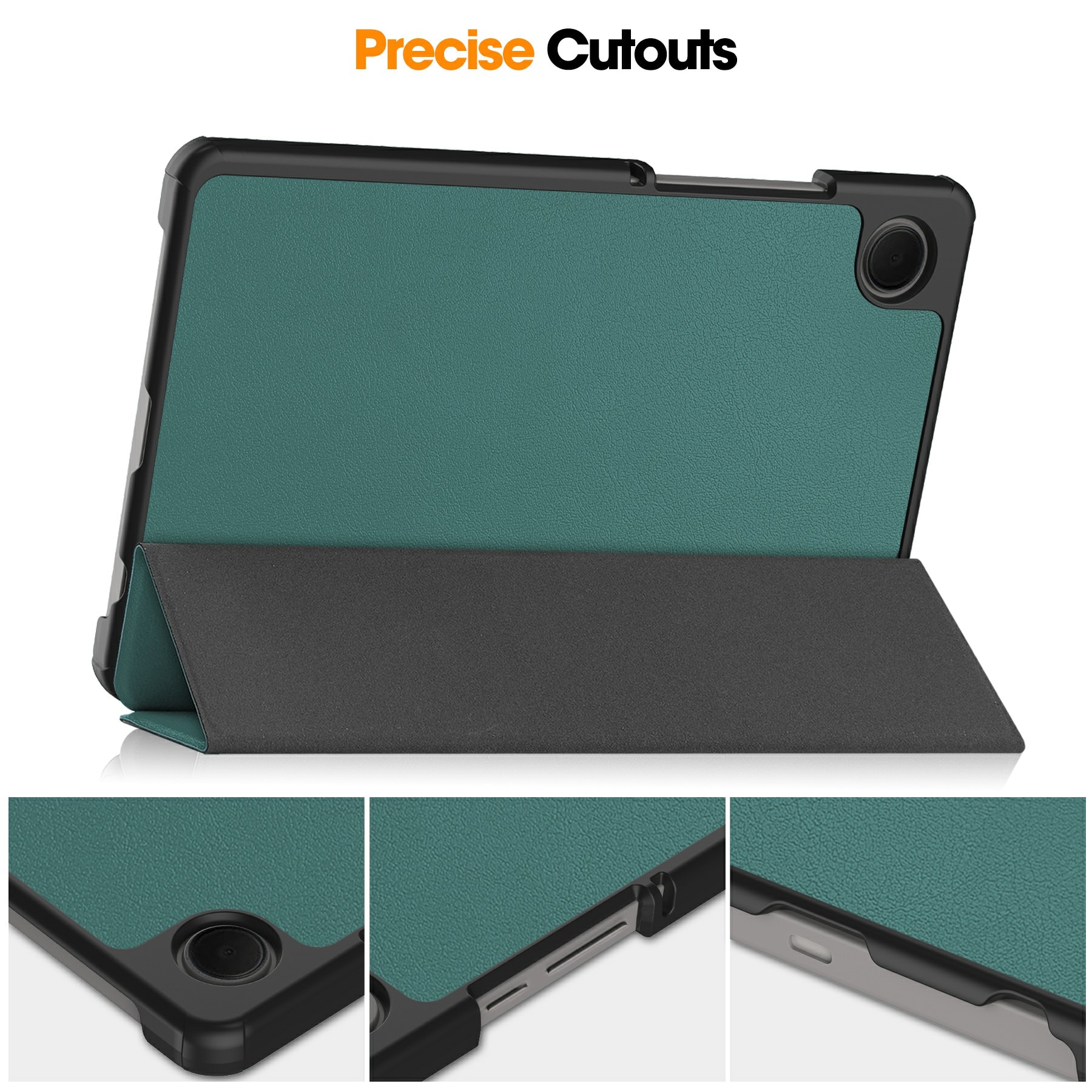 Kotelo Tri-fold Samsung Galaxy Tab A11 Vihreä