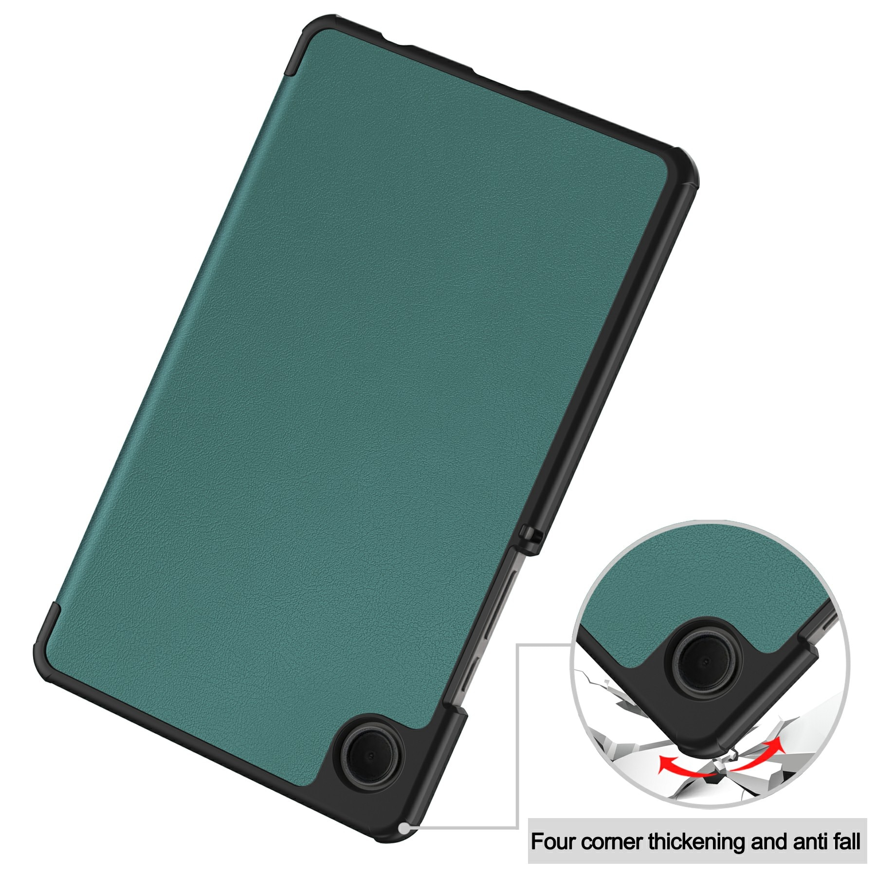 Kotelo Tri-fold Samsung Galaxy Tab A11 Vihreä