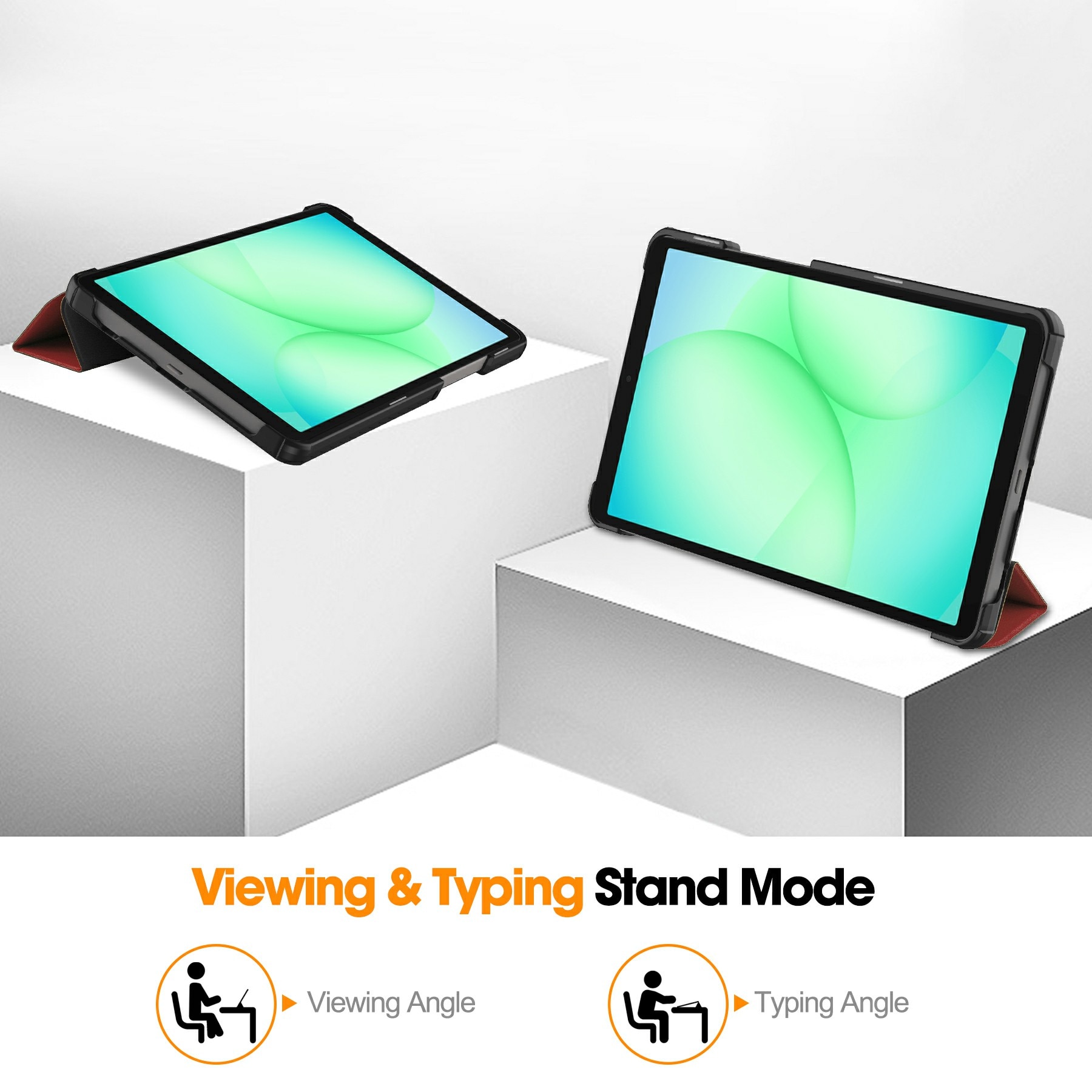 Kotelo Tri-fold Samsung Galaxy Tab A11 Punainen