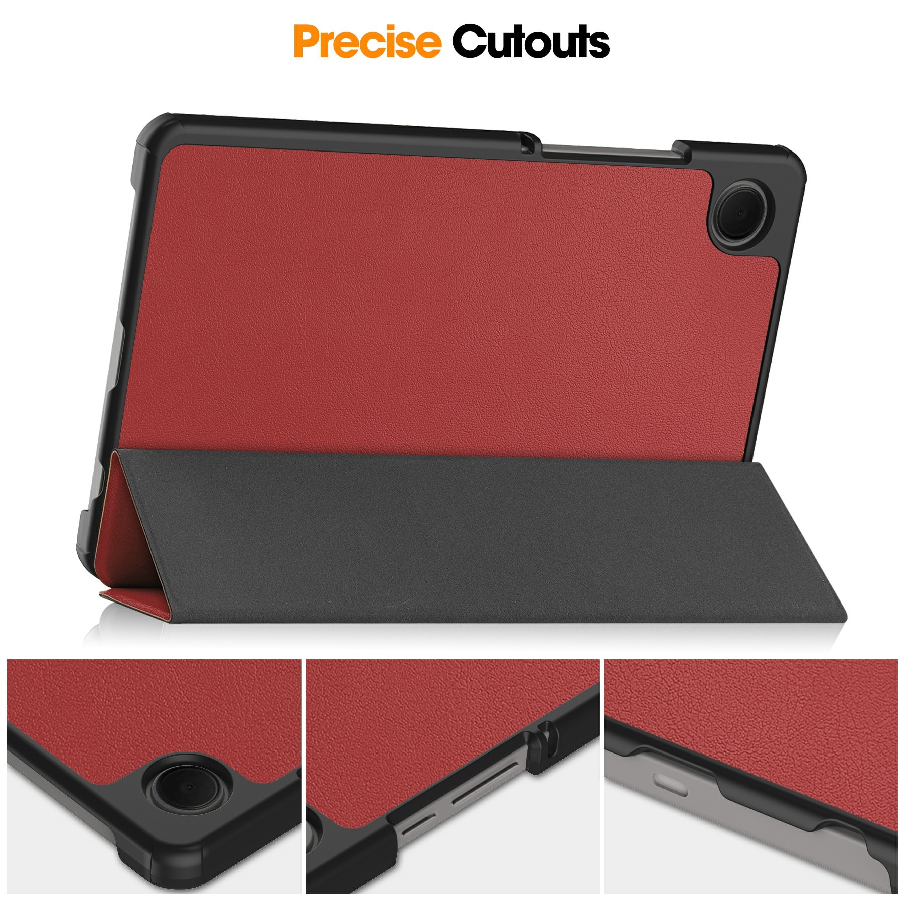 Kotelo Tri-fold Samsung Galaxy Tab A11 Punainen