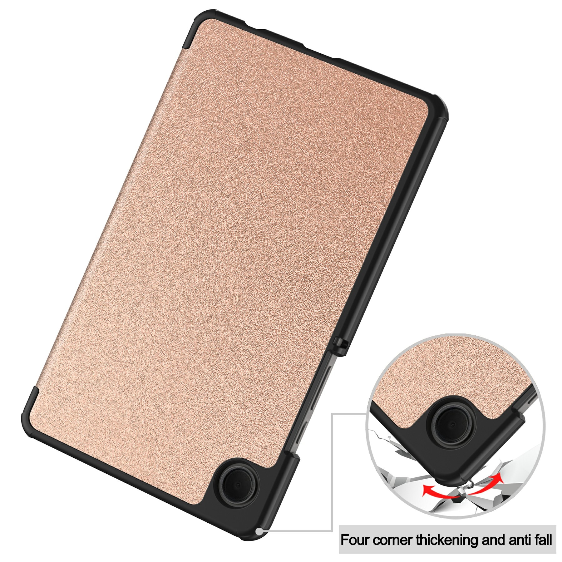 Kotelo Tri-fold Samsung Galaxy Tab A11 Ruusukulta