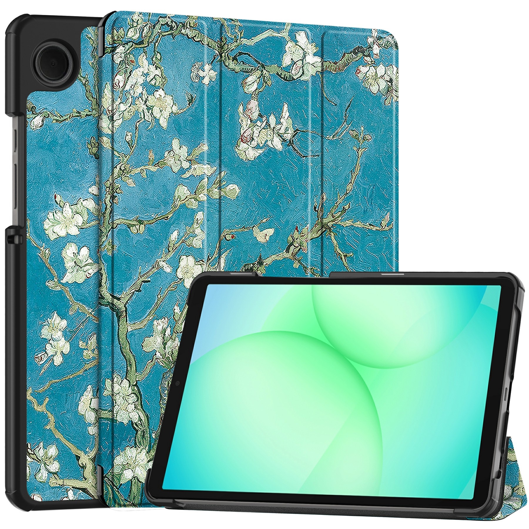 Kotelo Tri-fold Samsung Galaxy Tab A11 - kirsikankukkia