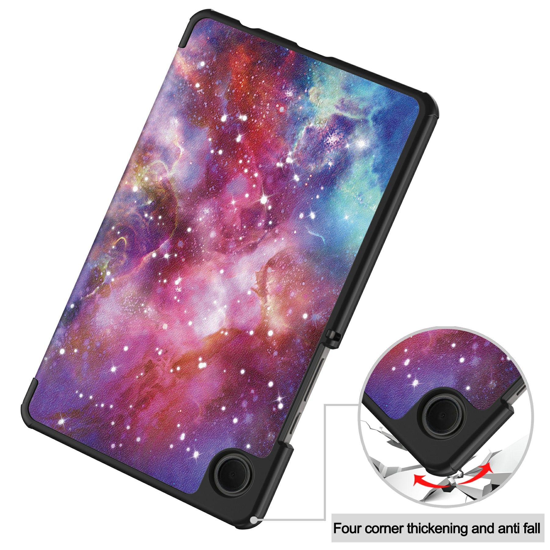 Kotelo Tri-fold Samsung Galaxy Tab A11 Ulkoavaruus