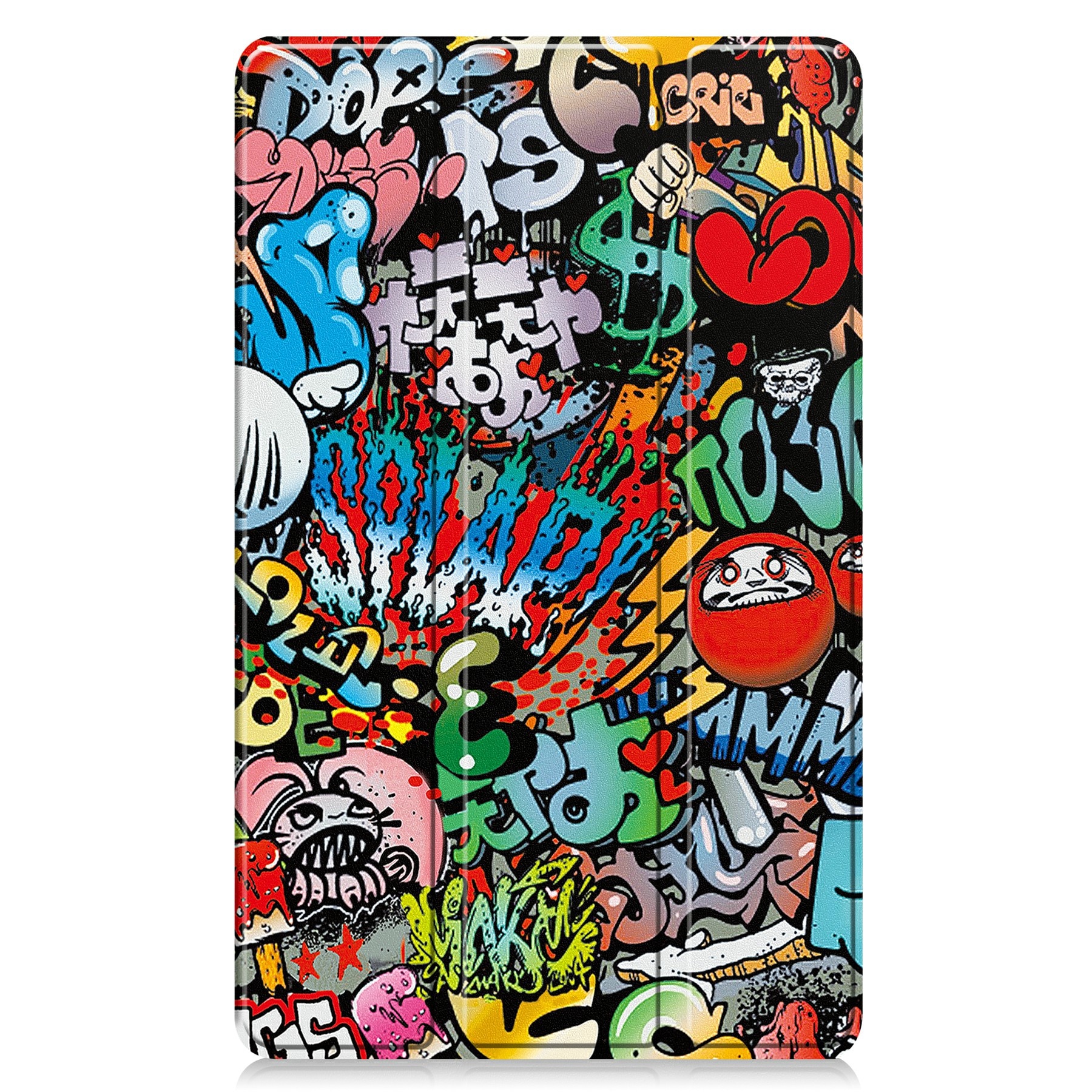 Kotelo Tri-fold Samsung Galaxy Tab A11 Graffiti