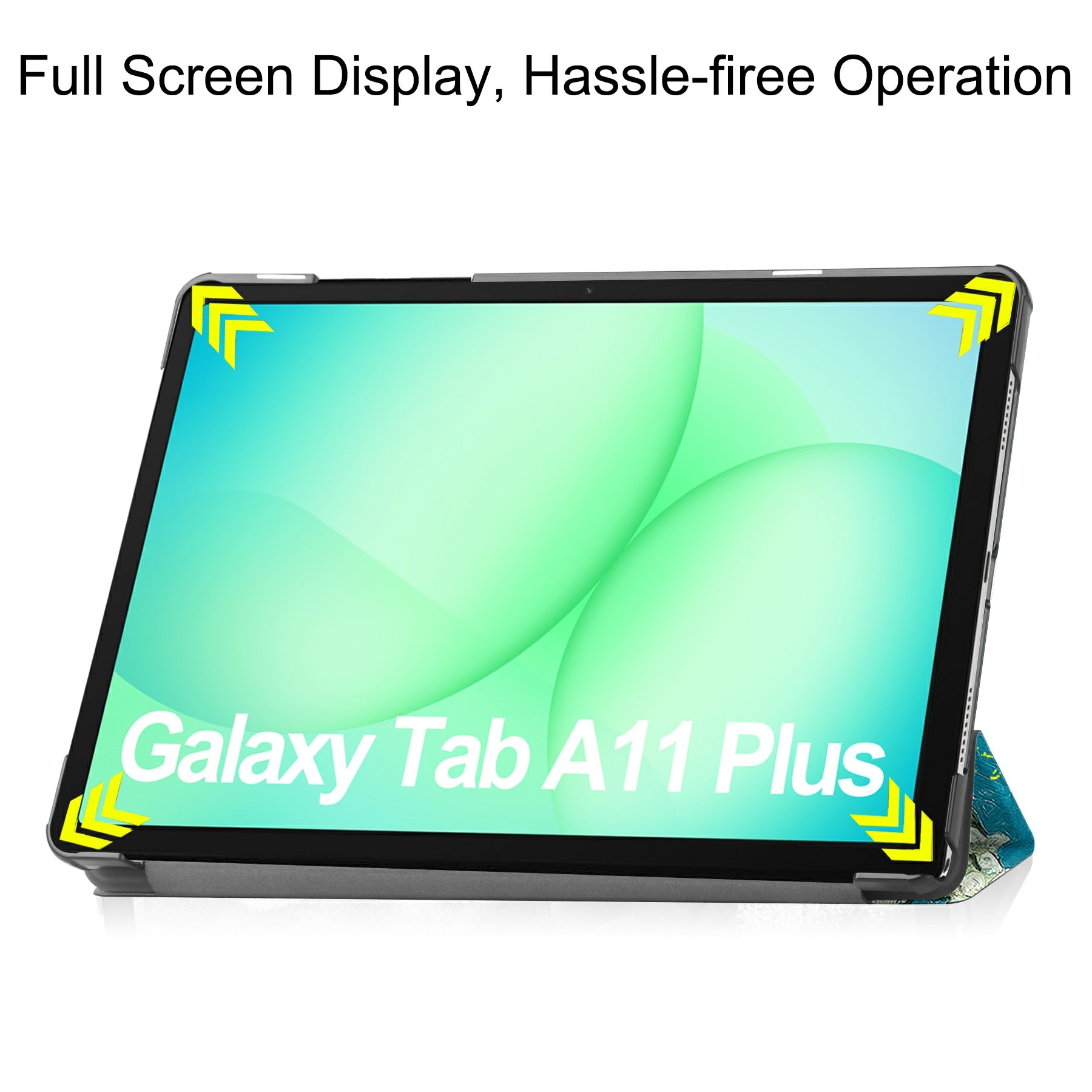 Kotelo Tri-fold Samsung Galaxy Tab A11 Plus - kirsikankukkia