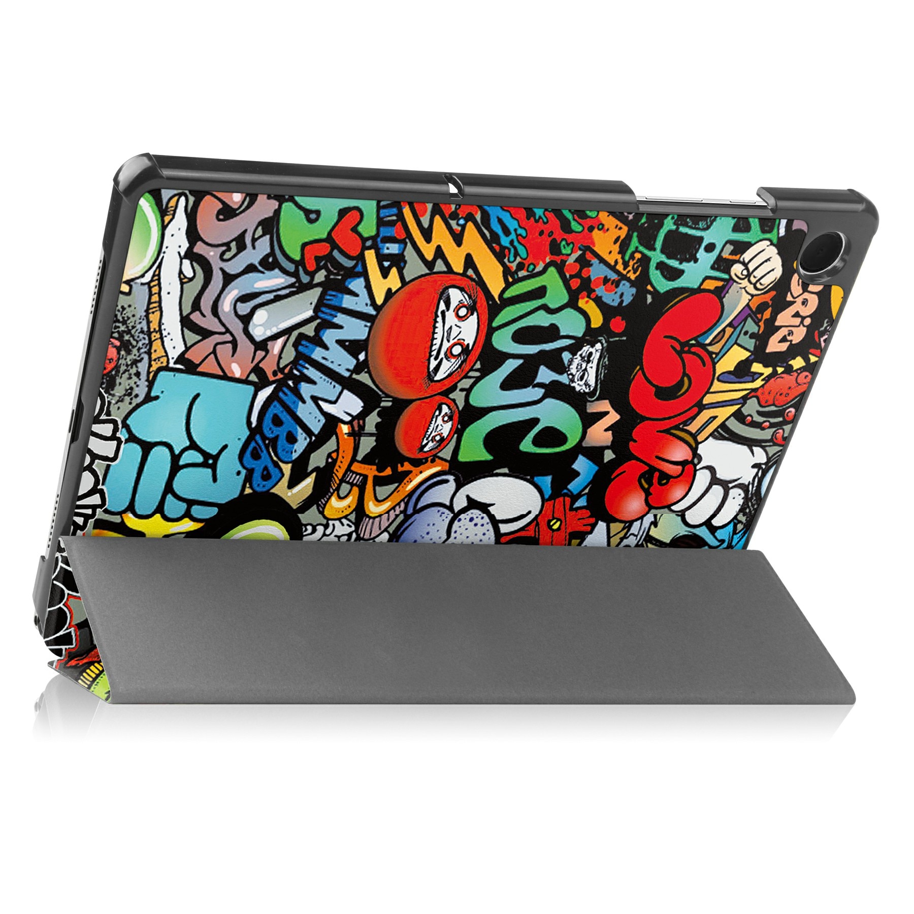 Kotelo Tri-fold Samsung Galaxy Tab A11 Plus Graffiti