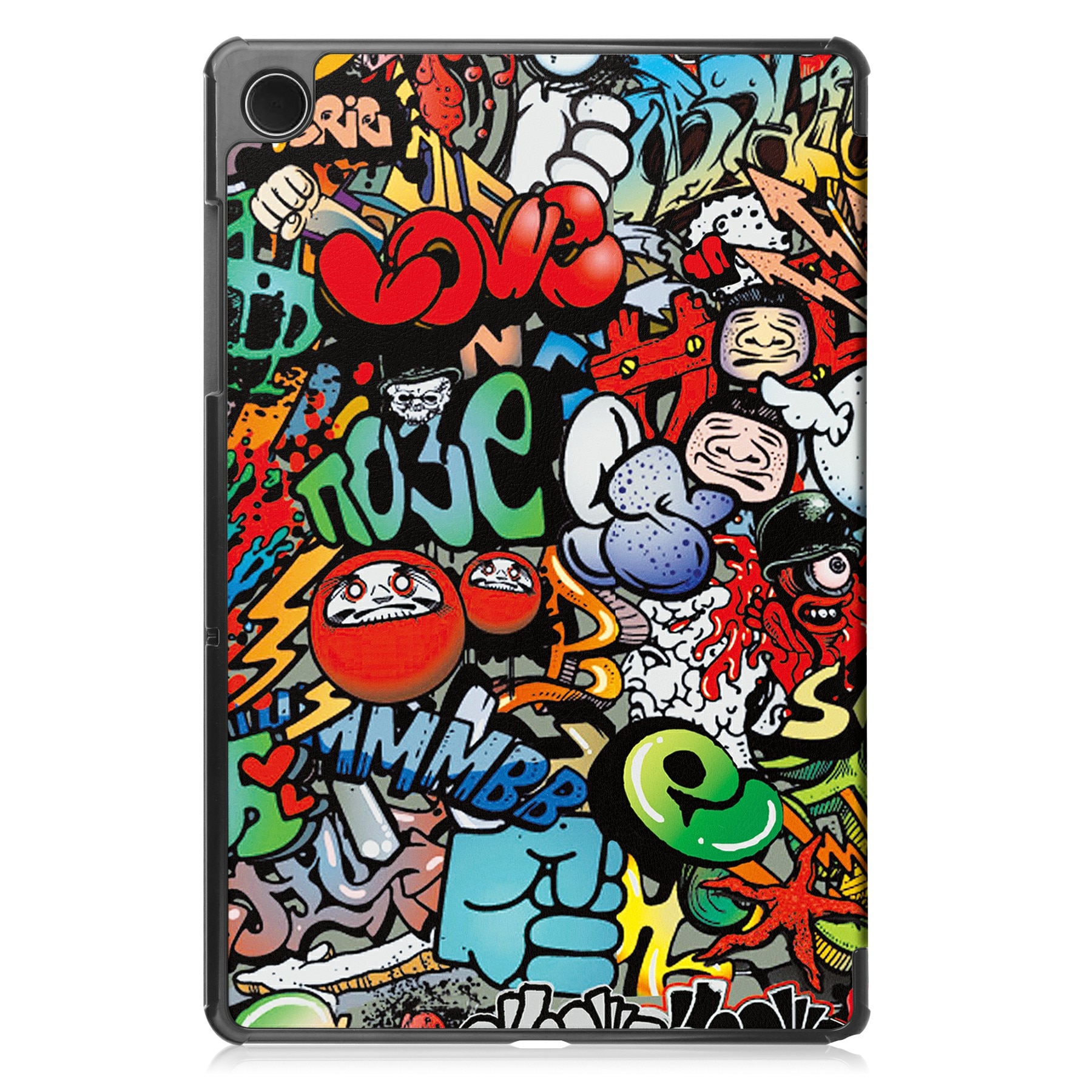 Kotelo Tri-fold Samsung Galaxy Tab A11 Plus Graffiti