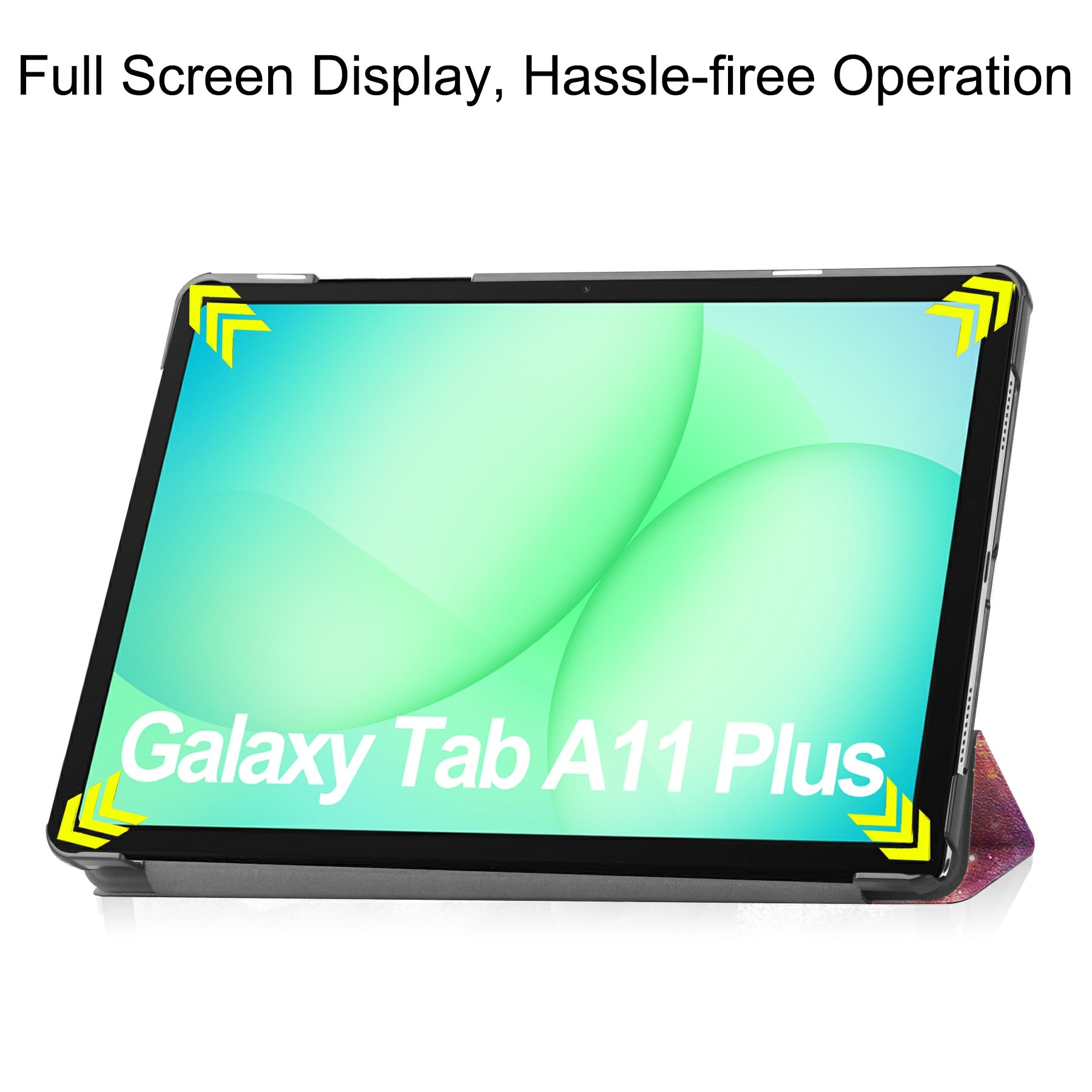 Kotelo Tri-fold Samsung Galaxy Tab A11 Plus Ulkoavaruus