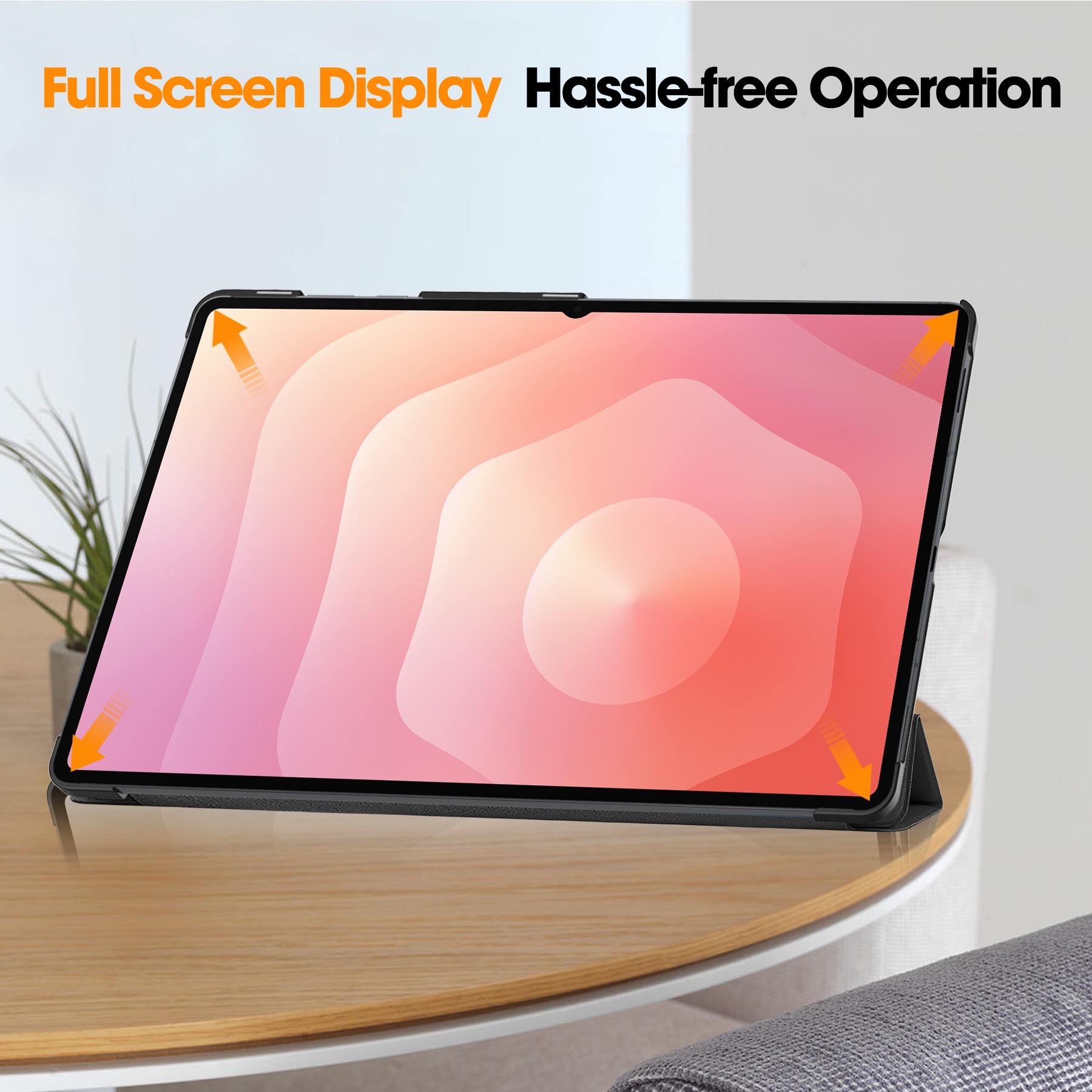 Kotelo Tri-fold Samsung Galaxy Tab S11 Ultra Musta