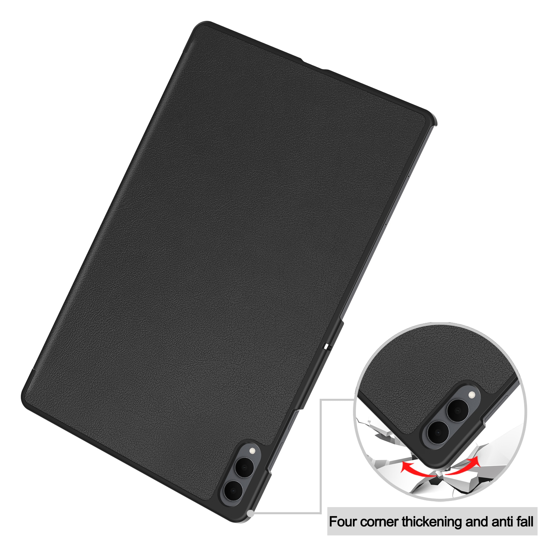 Kotelo Tri-fold Samsung Galaxy Tab S11 Ultra Musta