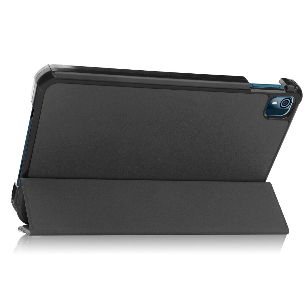 Kotelo Tri-fold  Nokia T10 Musta