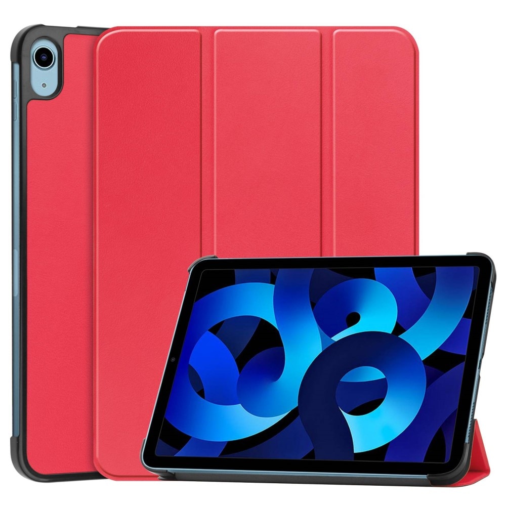 iPad 10.5 2022 (10th gen) Kotelo Tri-fold punainen