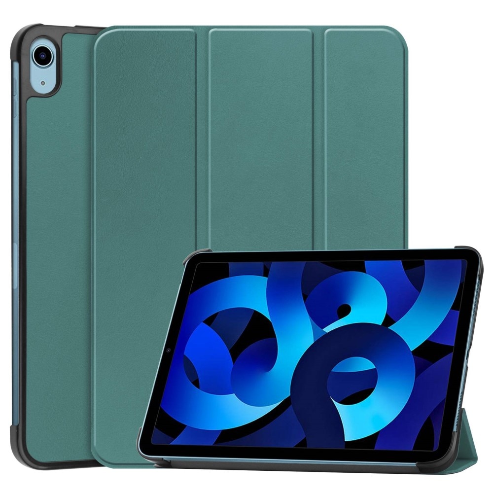 iPad 10.5 2022 (10th gen) Kotelo Tri-fold vihreä