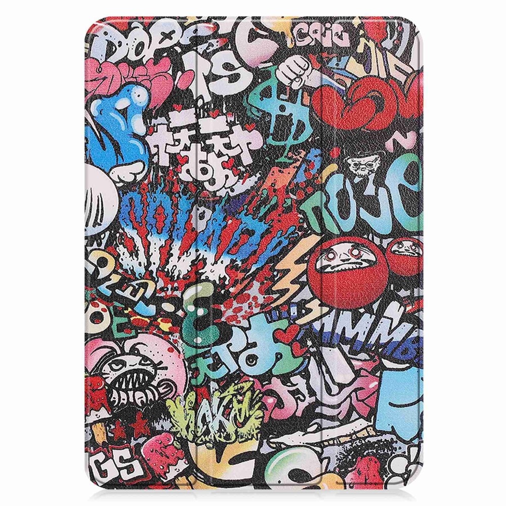 Kotelo Tri-fold iPad 10.9 10th Gen (2022) - Graffiti