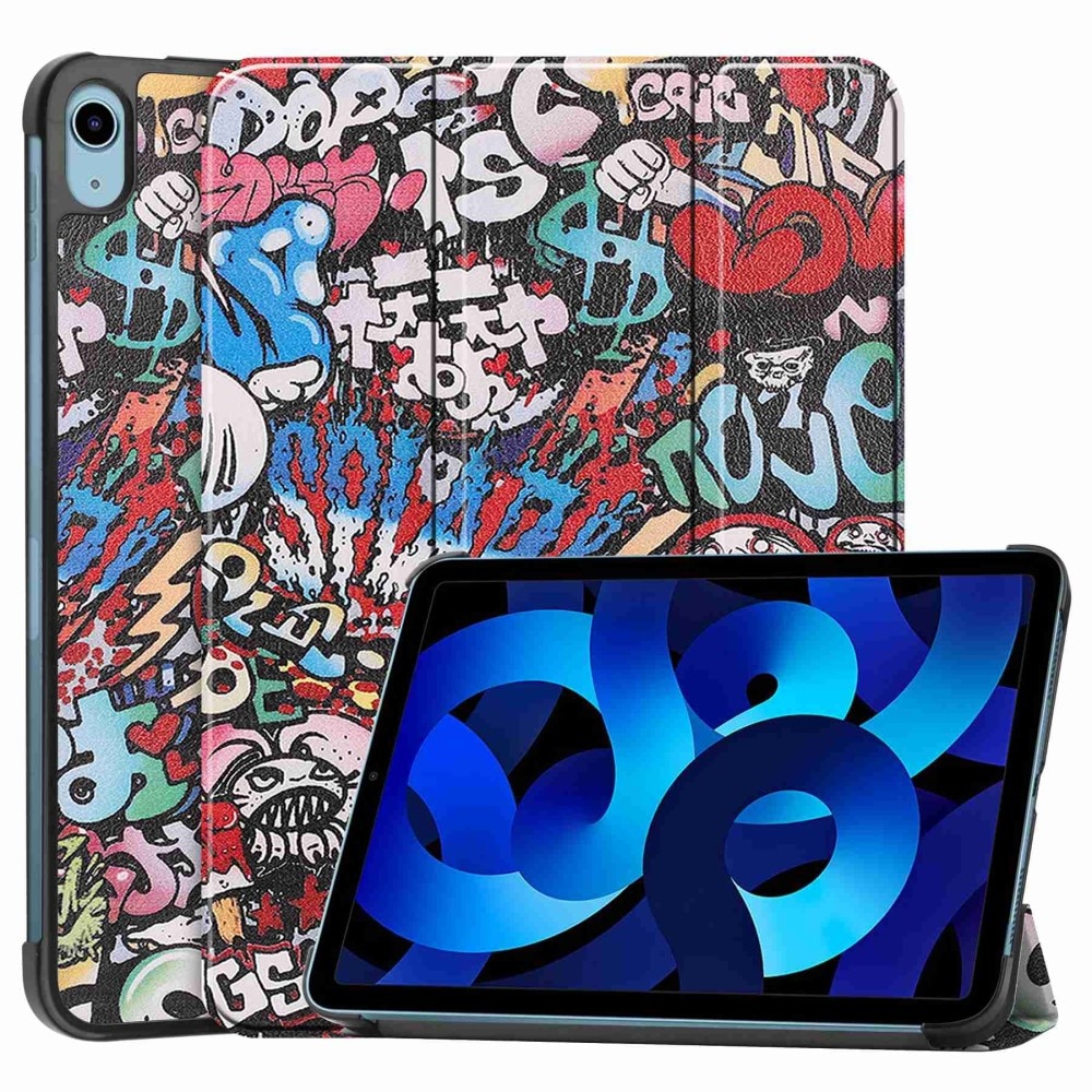 Kotelo Tri-fold iPad 10.9 10th Gen (2022) - Graffiti