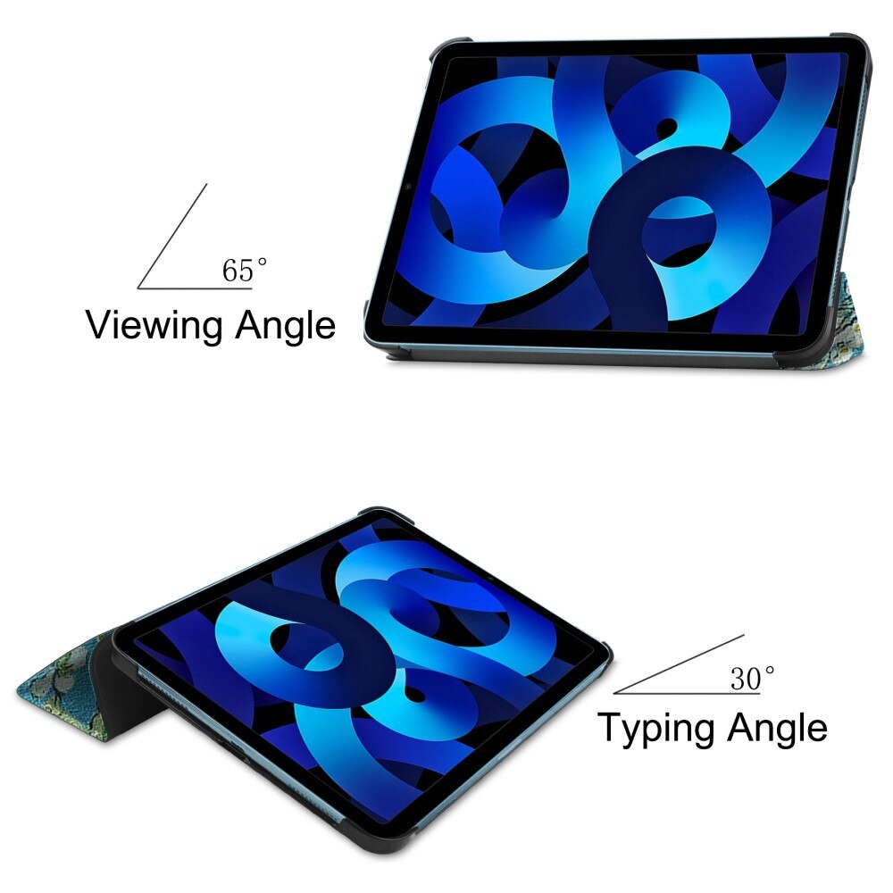 Kotelo Tri-fold Apple iPad 10.9 10th Gen (2022) Monivärinen/kuvioitu