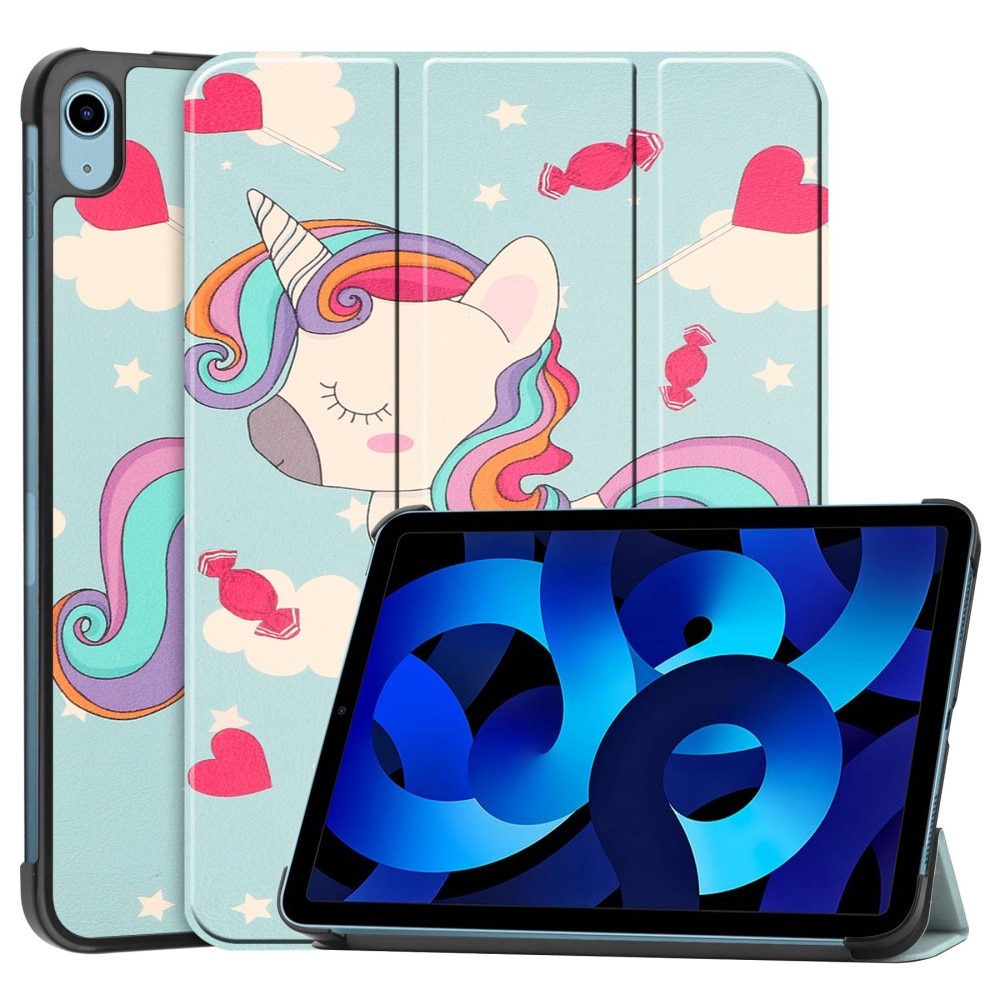 Kotelo Tri-fold iPad 10.9 10th Gen (2022) - Unicorn