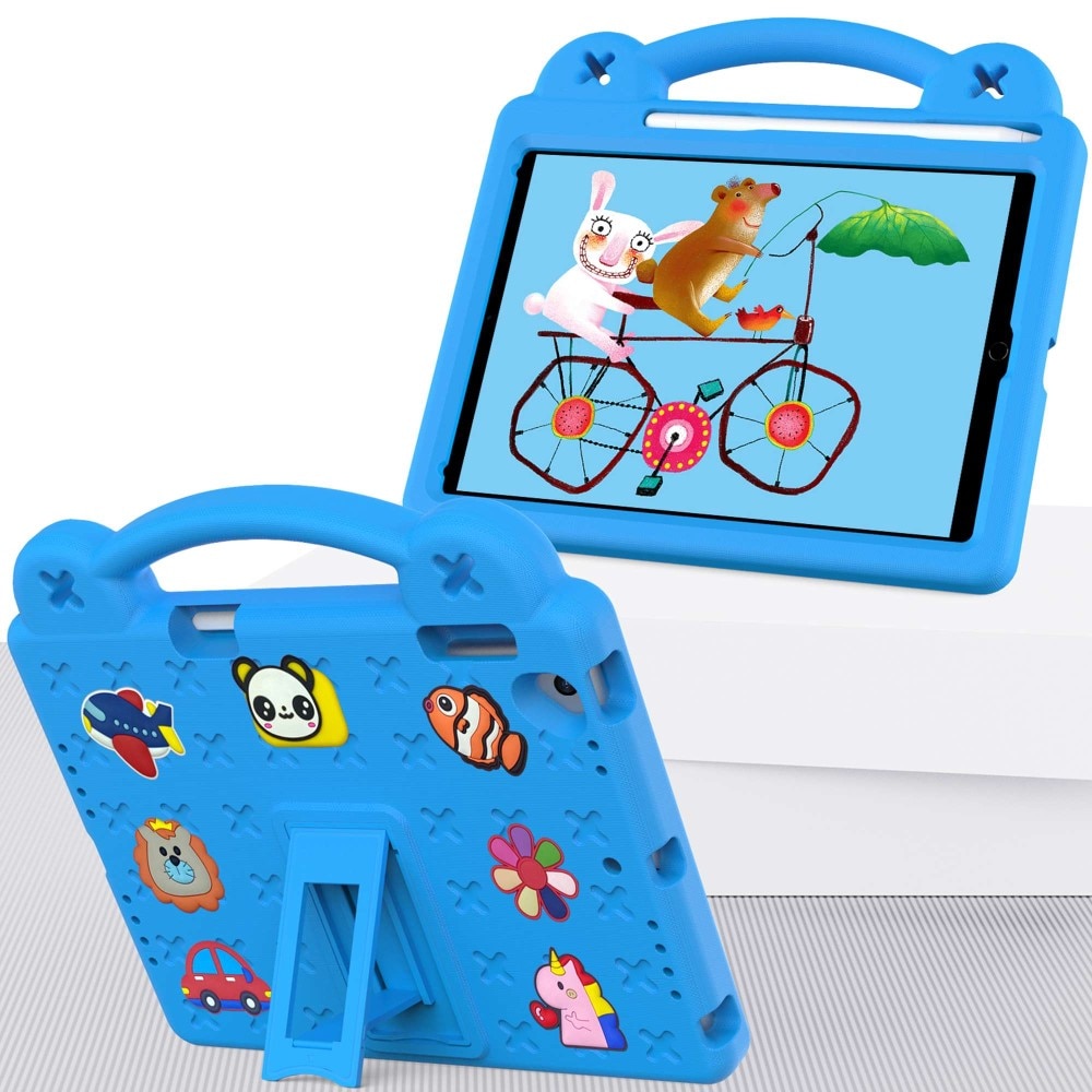 Iskunkestävä EVA kuori Kickstand iPad Air 2 9.7 (2014)sininen