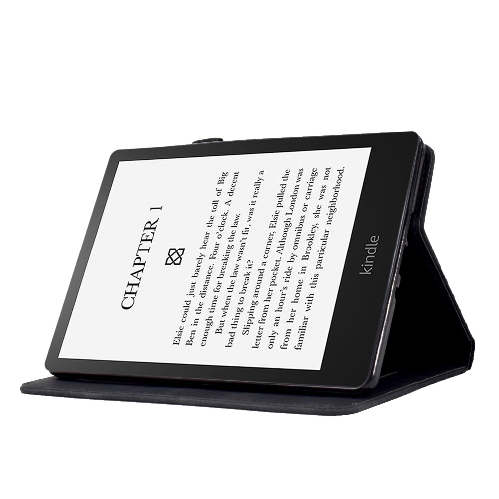 Amazon Kindle Paperwhite Signature Edition (2023) Case Cardslot Musta