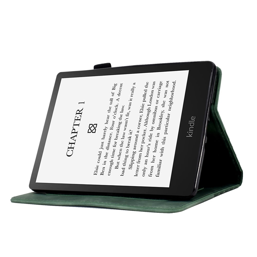 Amazon Kindle Paperwhite Signature Edition (2023) Case Cardslot vihreä