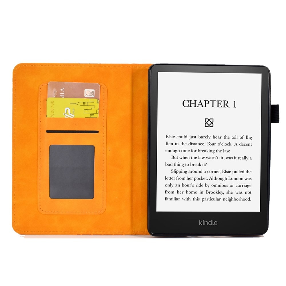Amazon Kindle Paperwhite Signature Edition (2023) Case Cardslot keltainen