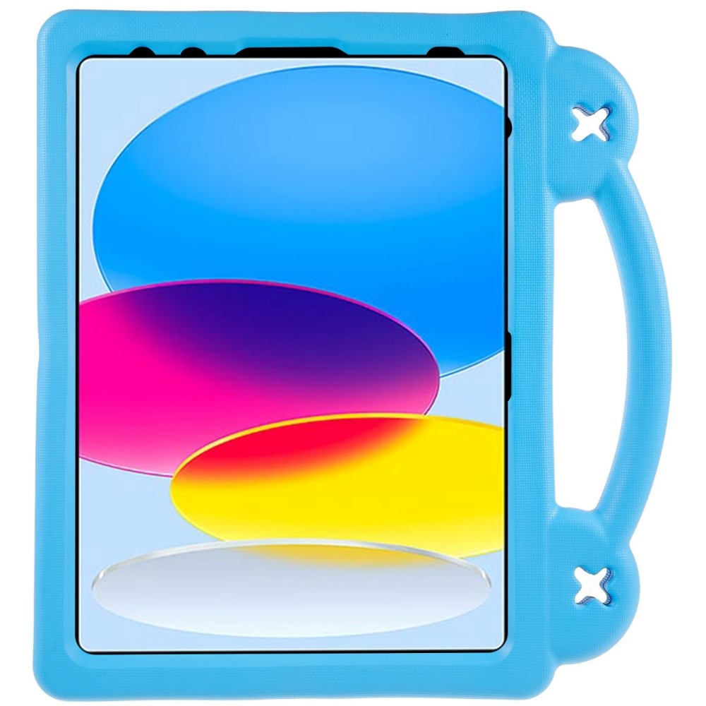 Iskunkestävä EVA kuori Kickstand iPad 10.9 10th Gen (2022) sininen