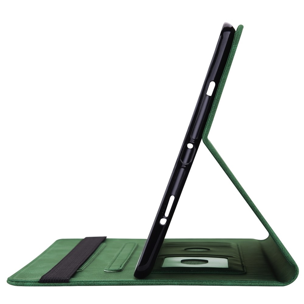 Nahkakotelo Perhonen iPad 10.9 10th Gen (2022) vihreä