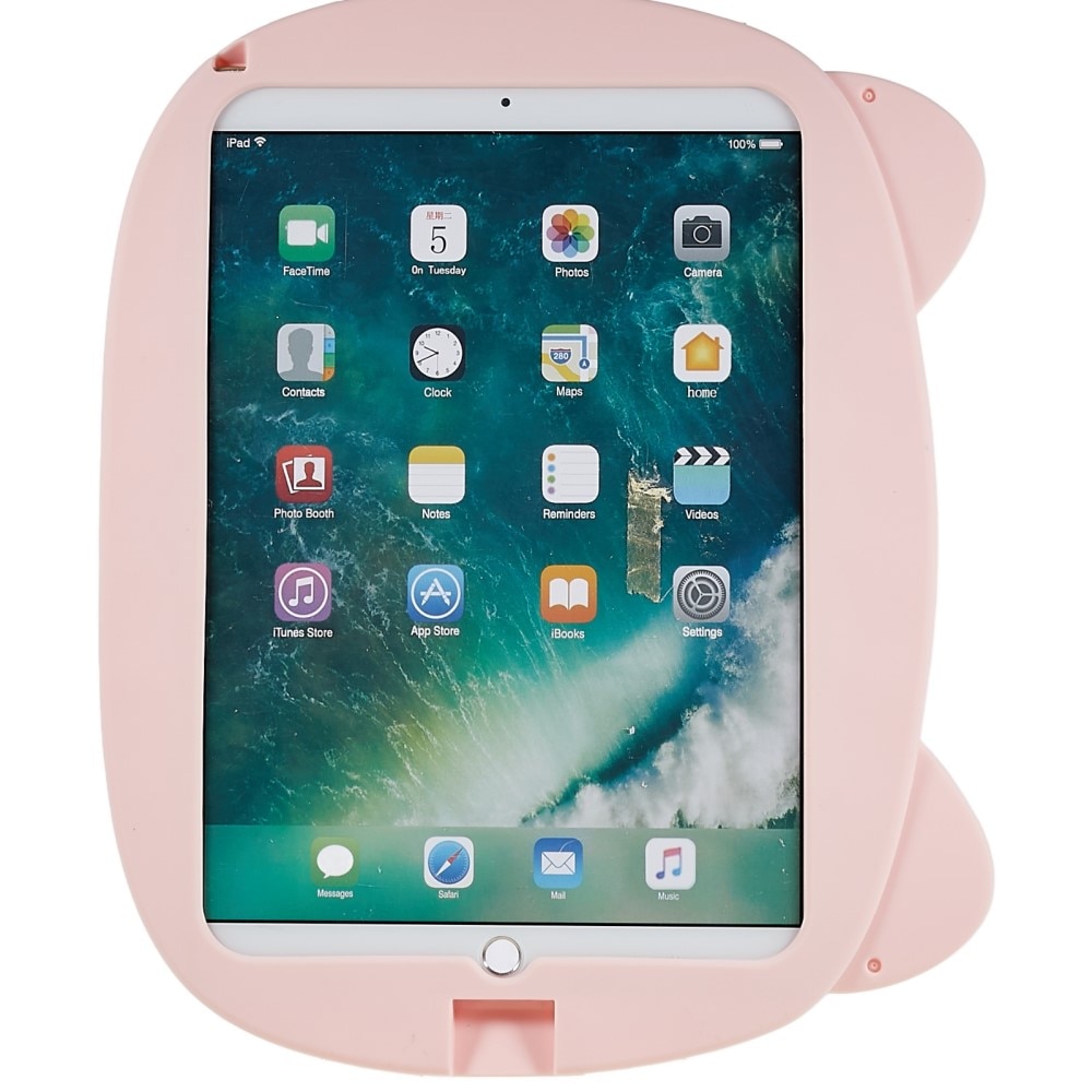 iPad 10.2 7th Gen (2019) Silikonikotelo sika vaaleanpunainen