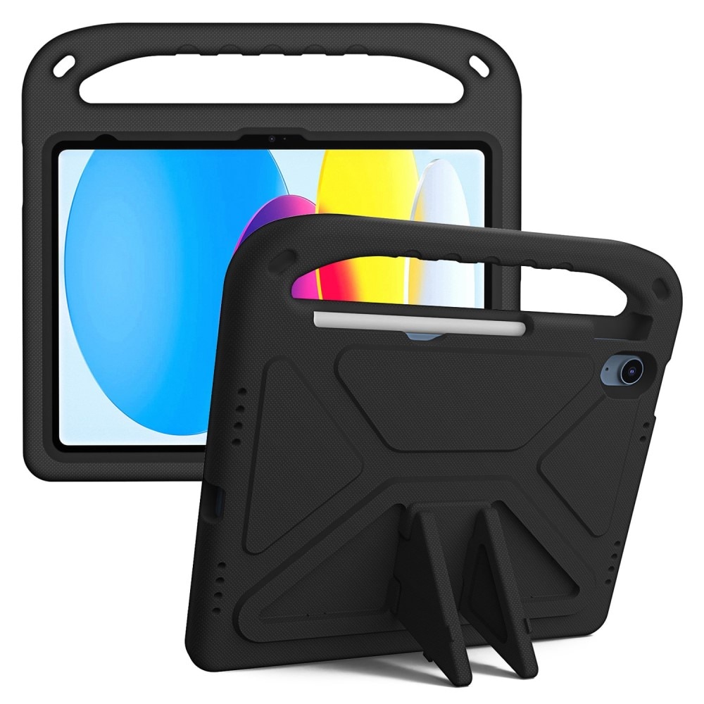 Kuori EVA kahvalla iPad 10.9 10th Gen (2022) musta