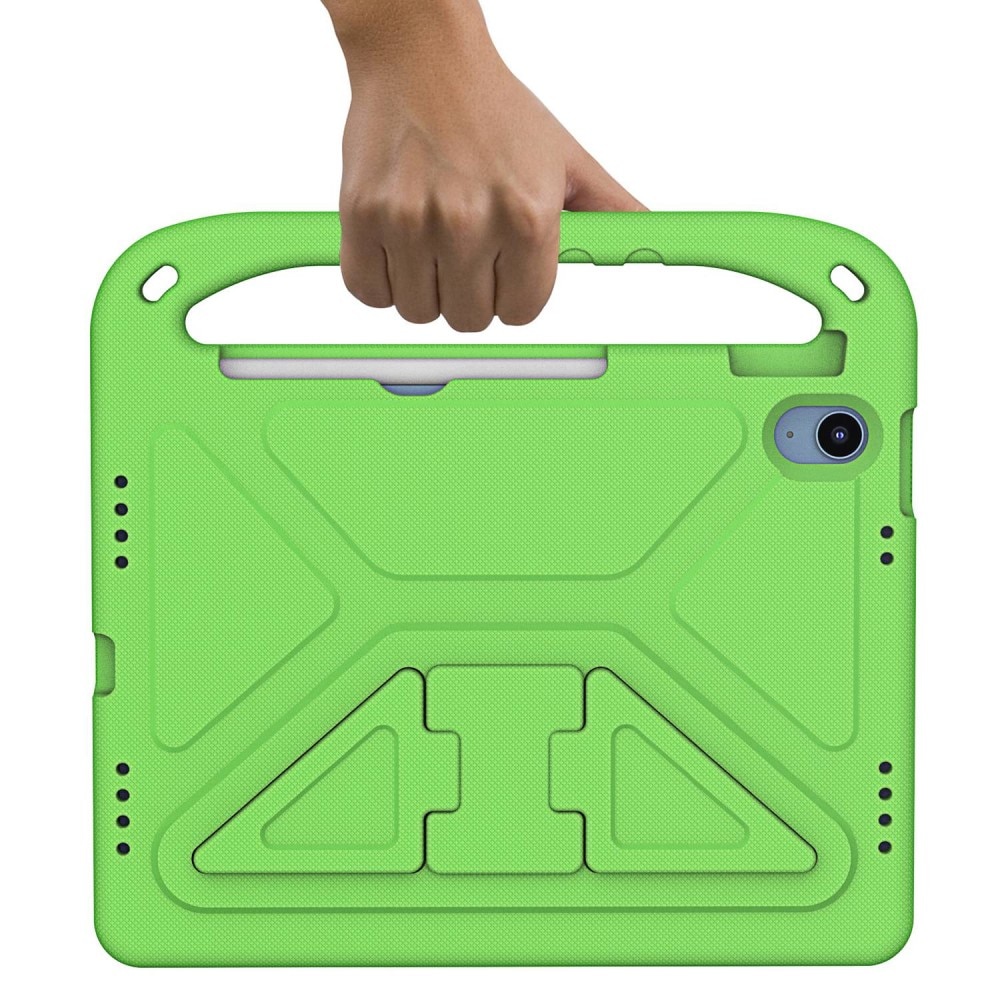 Kuori EVA kahvalla iPad 10.9 10th Gen (2022) vihreä