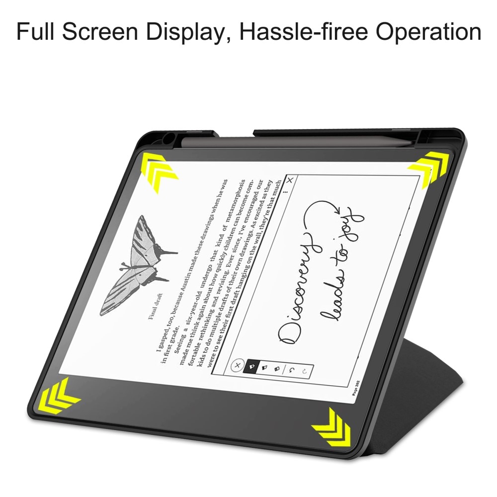 Amazon Kindle Scribe 10.2 Kotelo Origami musta