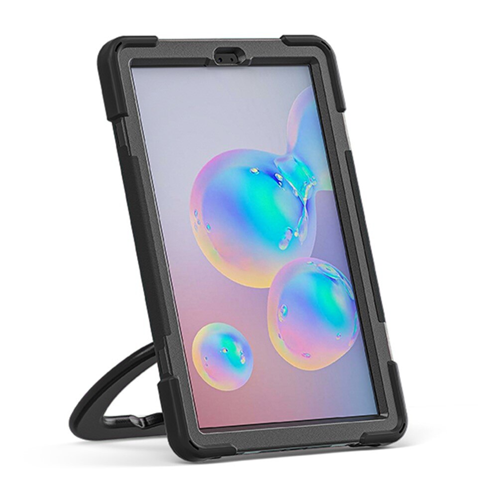 Kickstand Hybrid Case olkahihnalla Samsung Galaxy Tab S6 10.5 musta