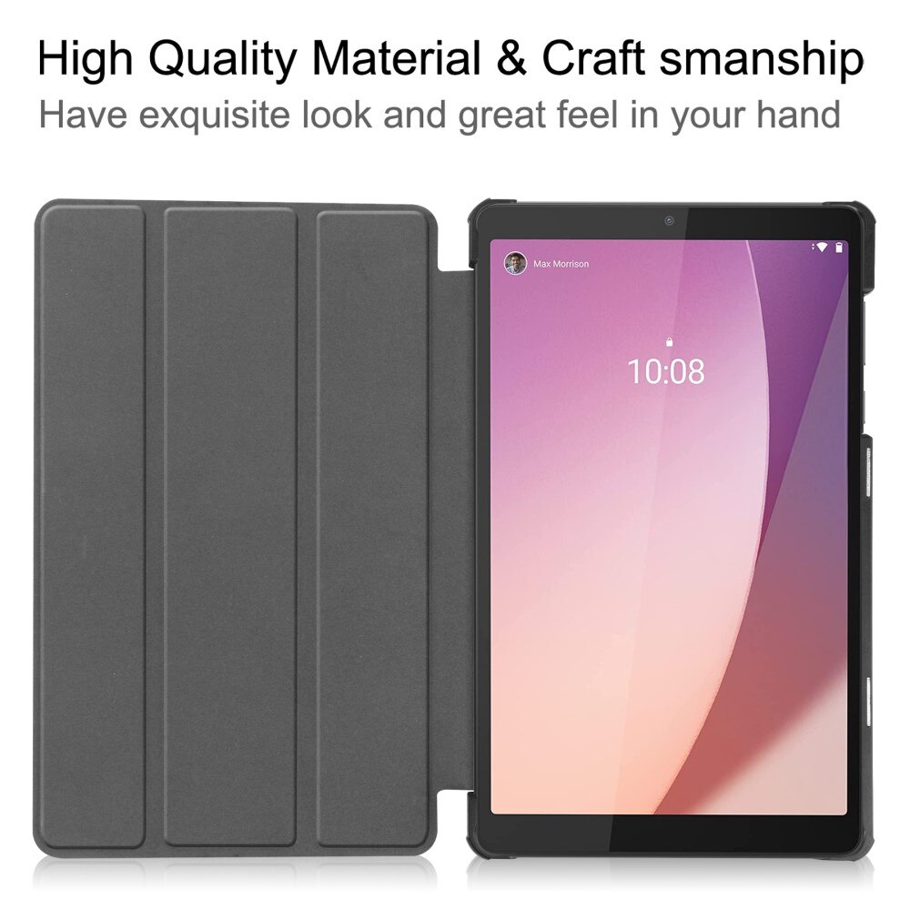 Kotelo Tri-fold  Lenovo Tab M8 (4th Gen) Musta