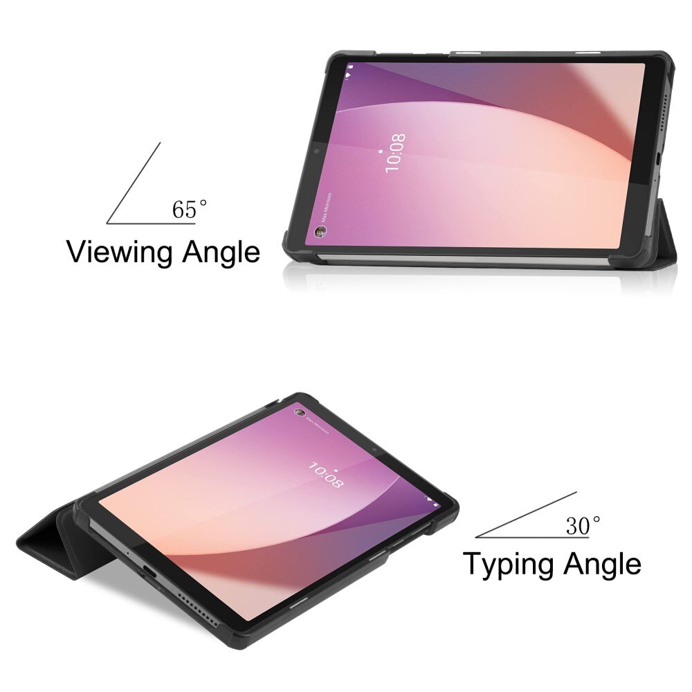 Kotelo Tri-fold  Lenovo Tab M8 (4th Gen) Musta