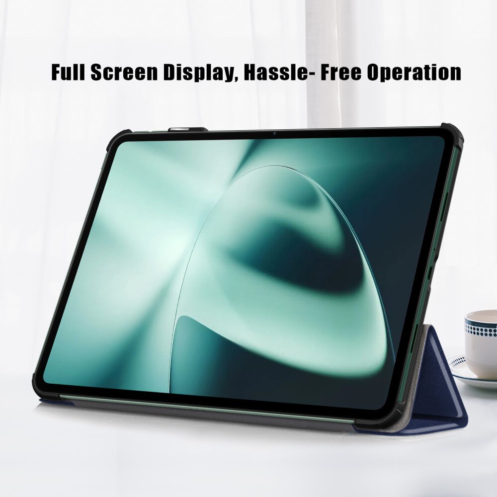 OnePlus Pad Kotelo Tri-fold sininen