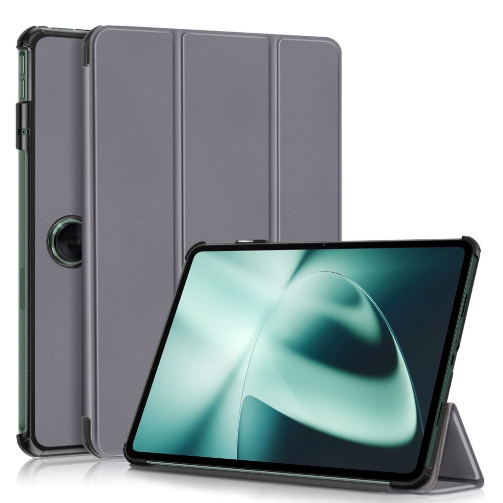 OnePlus Pad Kotelo Tri-fold harmaa