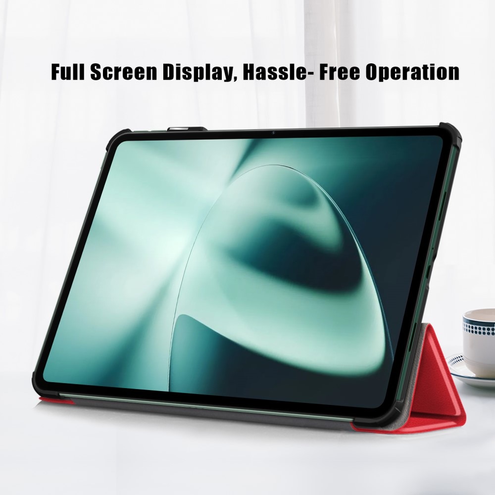 OnePlus Pad Kotelo Tri-fold punainen