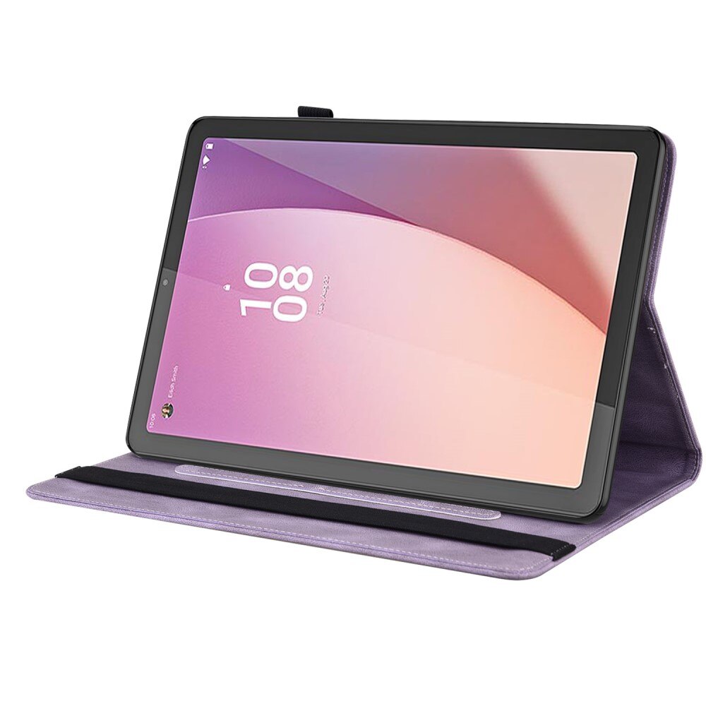 Nahkakotelo Perhonen Lenovo Tab M9 Liila