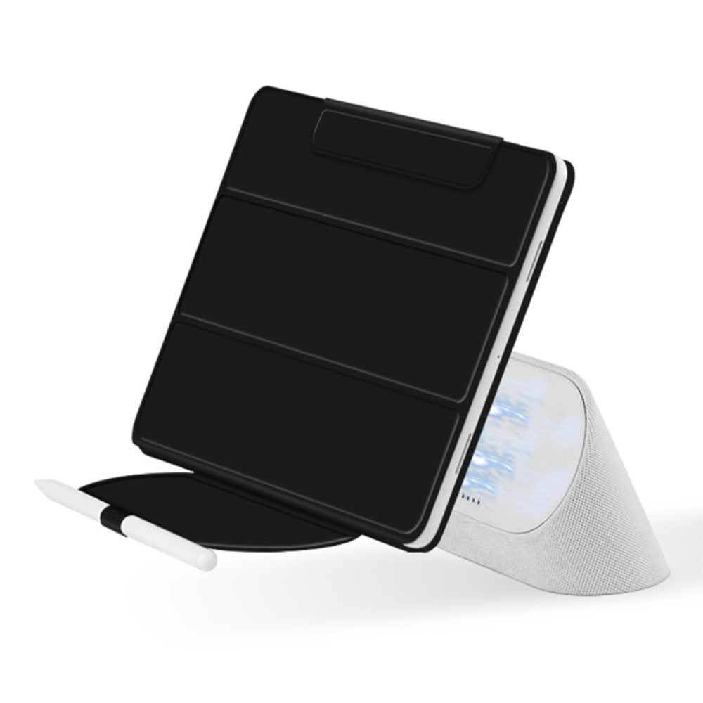 Google Pixel Tablet Kotelo Tri-fold Magnetic musta