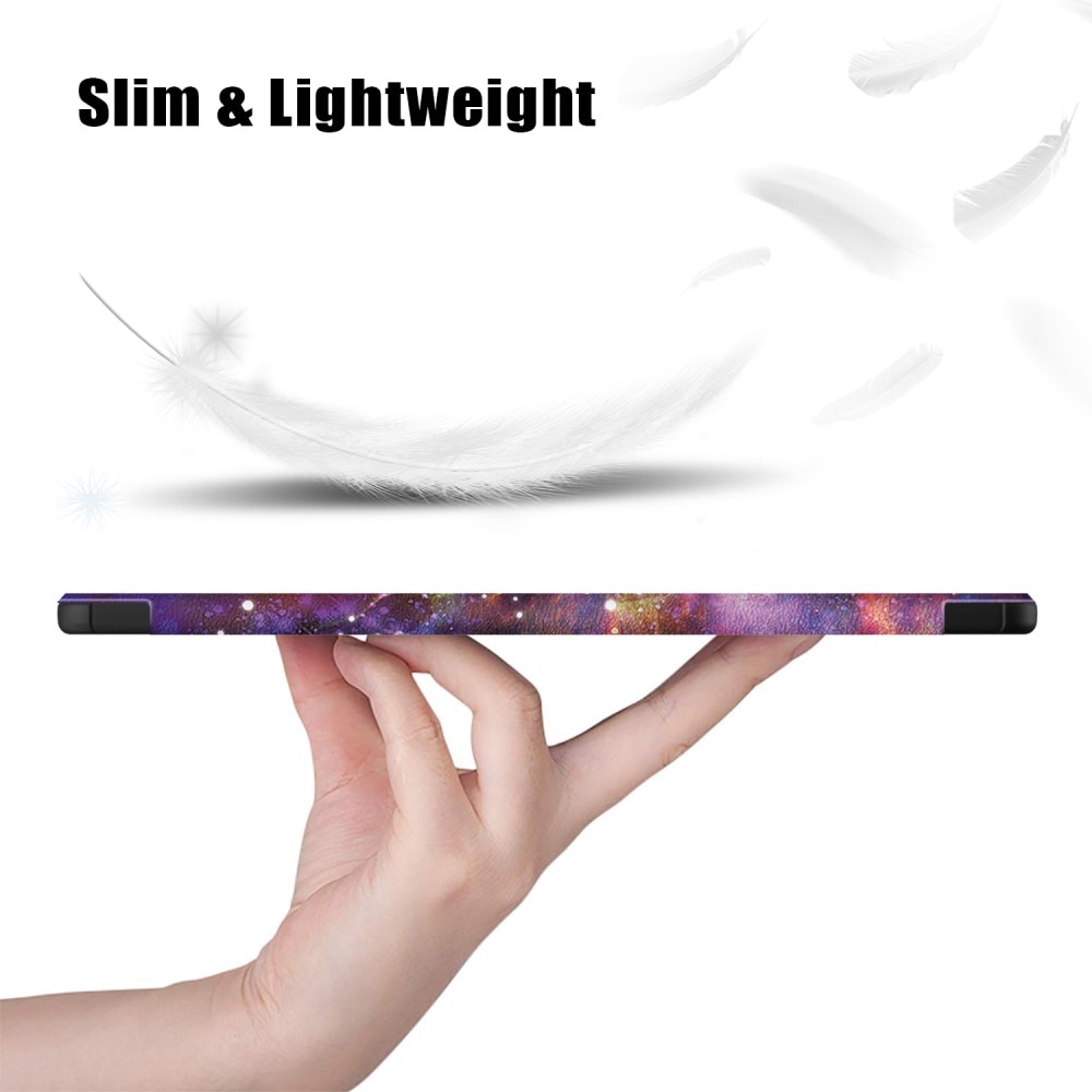 Samsung Galaxy Tab S9 Plus Kotelo Tri-fold, ulkoavaruus