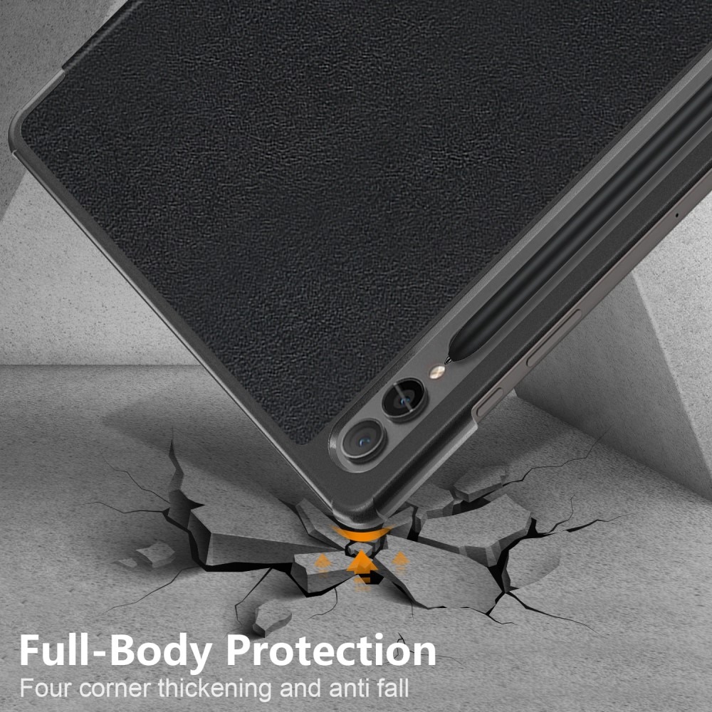 Samsung Galaxy Tab S9 Kotelo Tri-fold musta