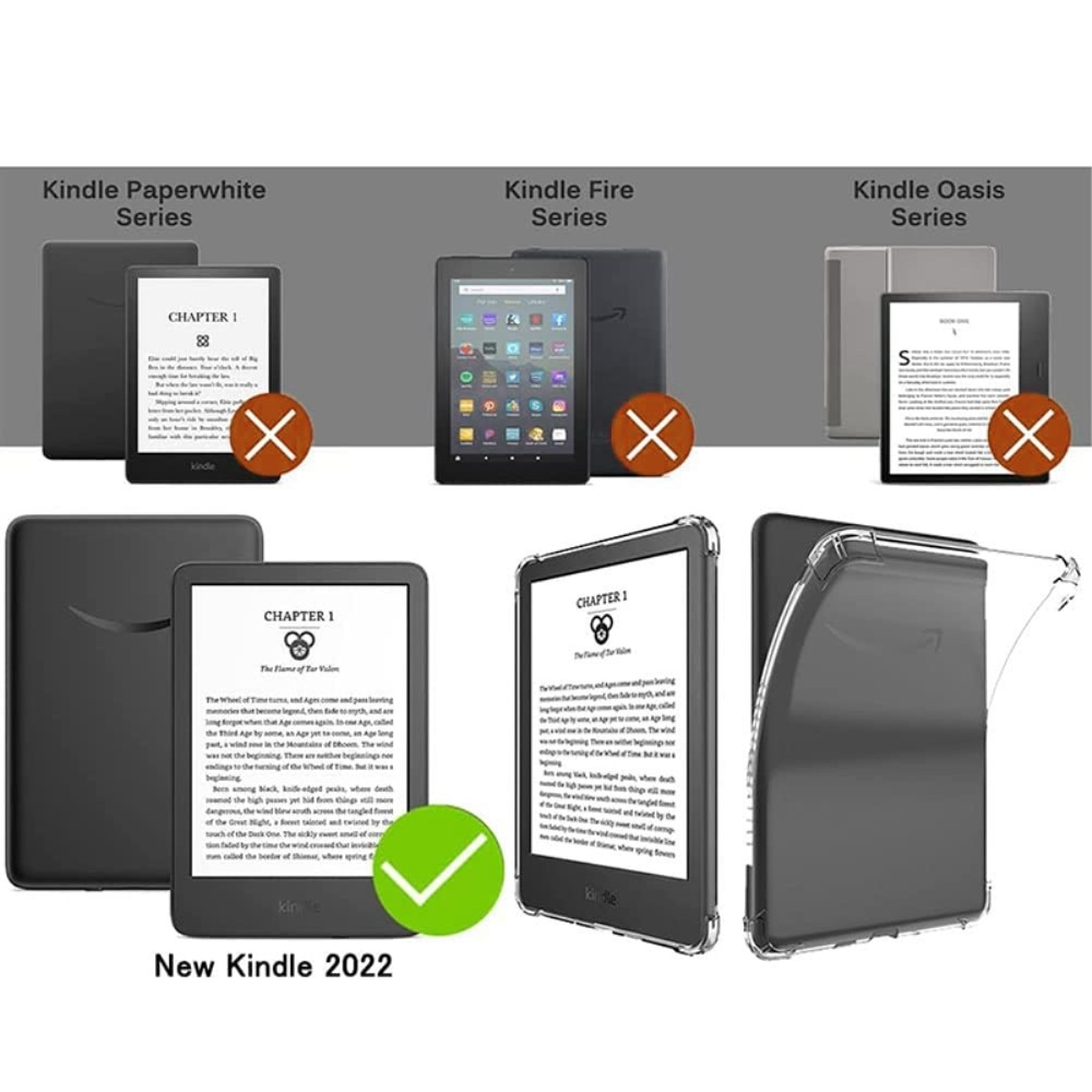 Amazon Kindle 6" (2022) Kuori kirkas