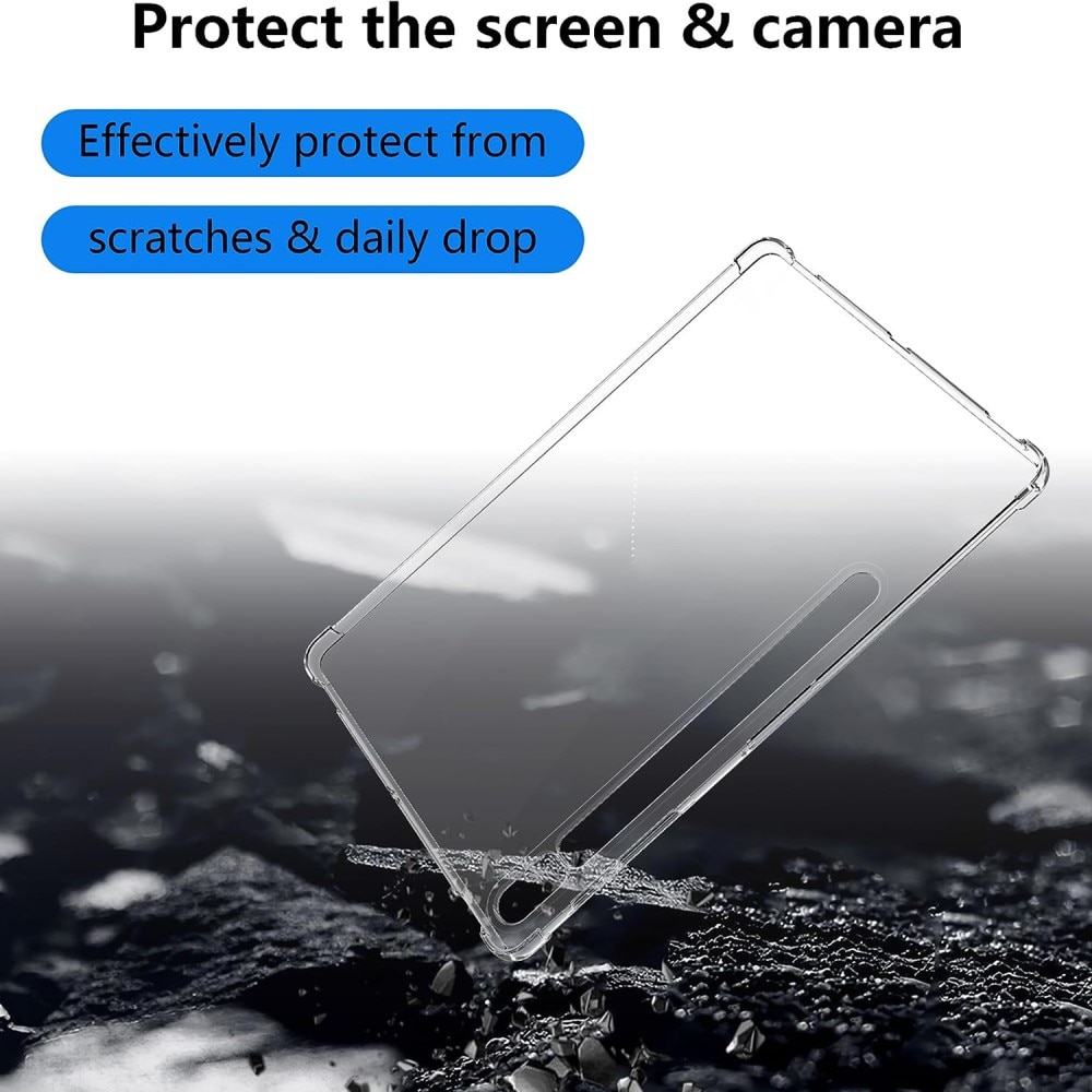 Samsung Galaxy Tab S9 Plus Iskunkestävä Kuori TPU kirkas