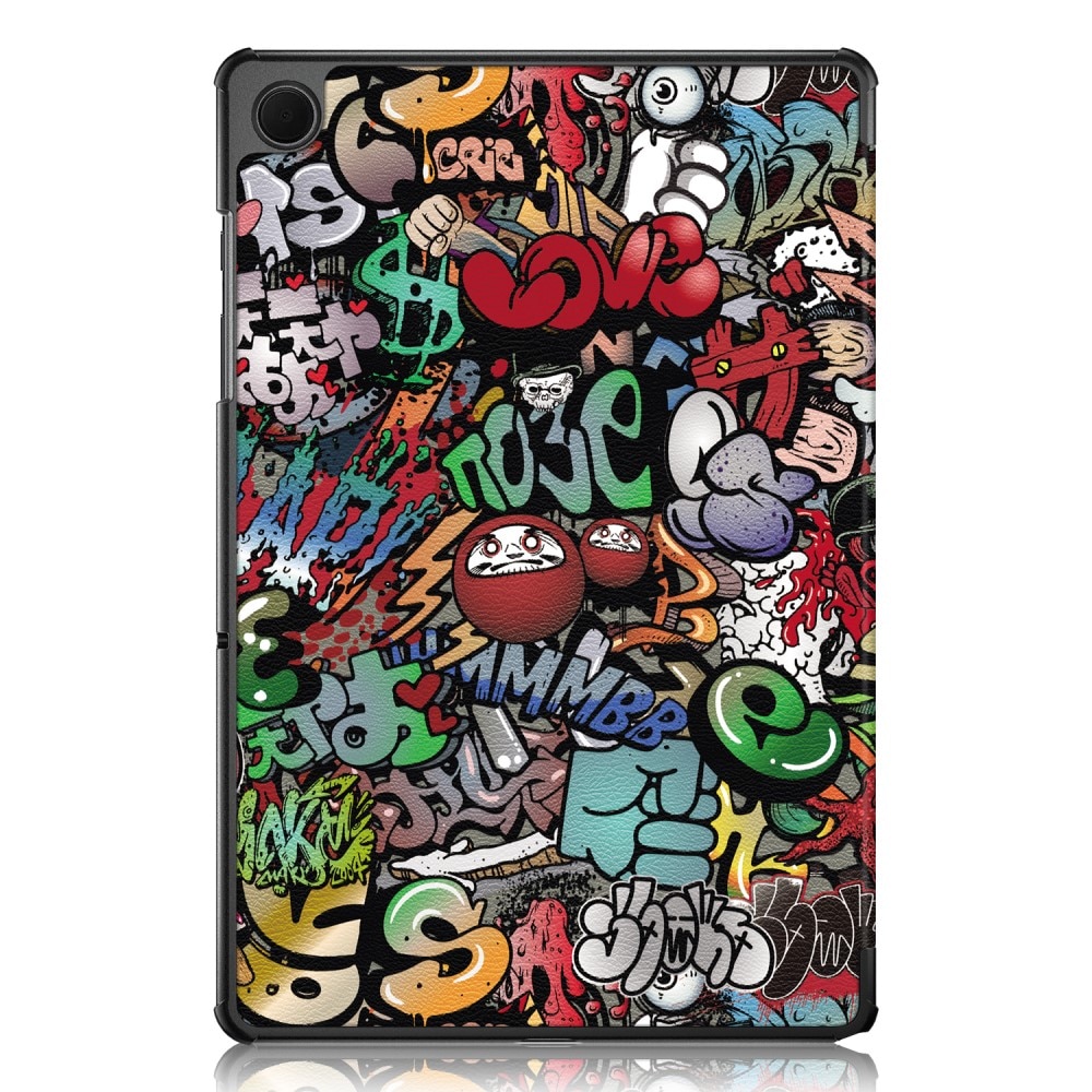 Samsung Galaxy Tab A9 Plus Kotelo Tri-fold - Graffiti